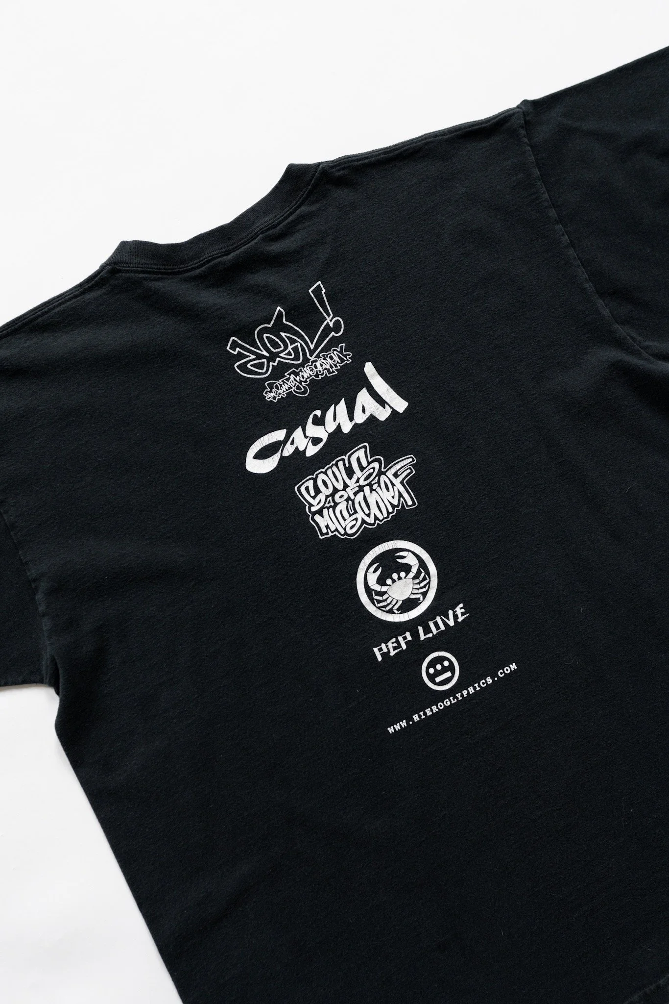 Vintage Hieroglyphics T-Shirt — Jet Black Vintage
