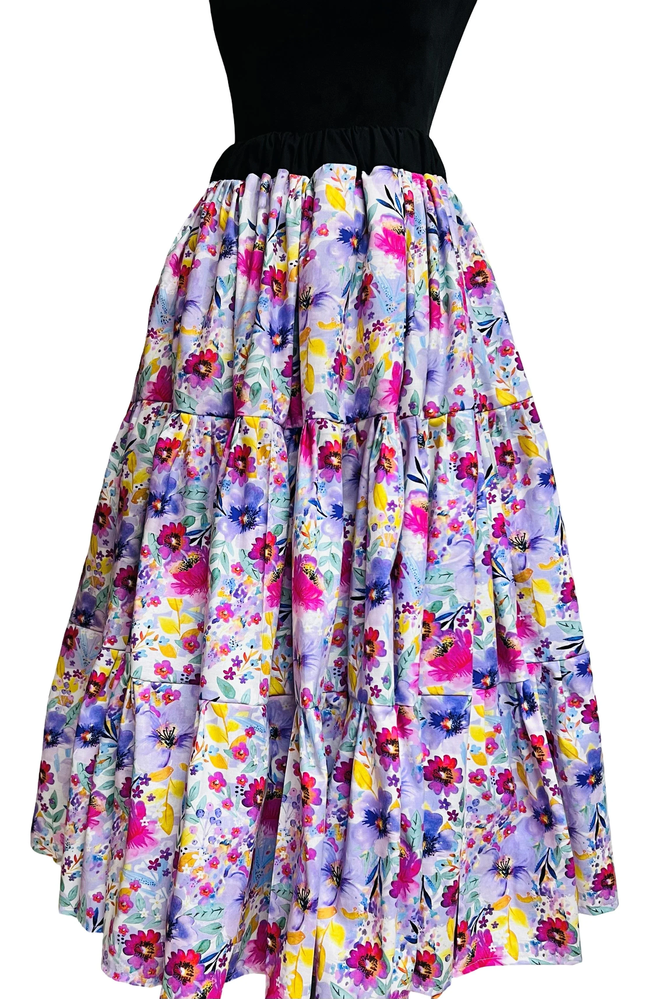 Ready to Ship - 3 Tier Cotton Skirts