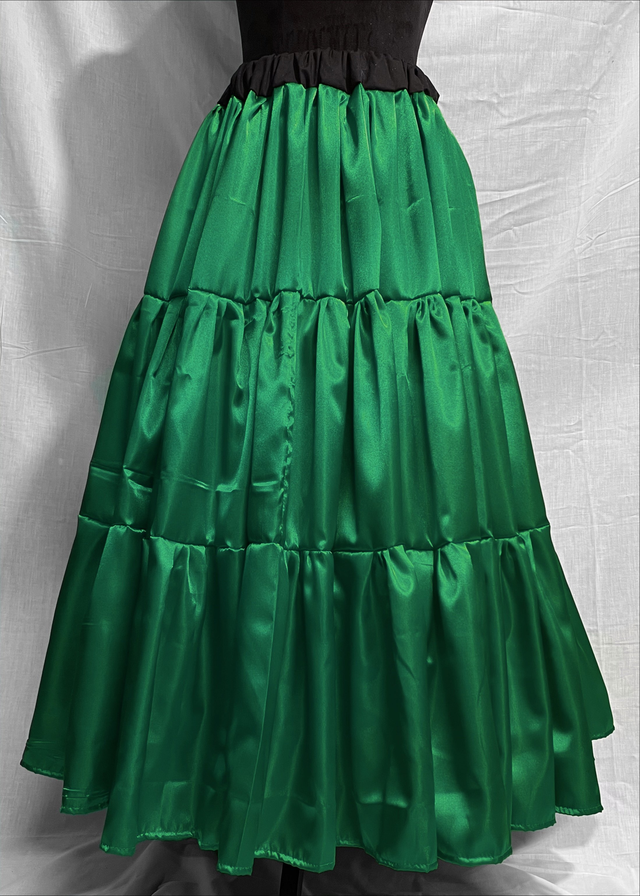Ready to Ship - 3 Tier Satin Skirts