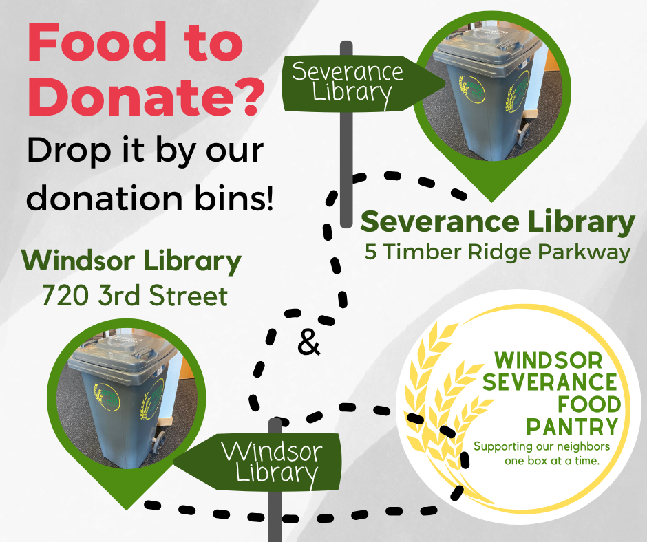 Library Lobby Donation Bins