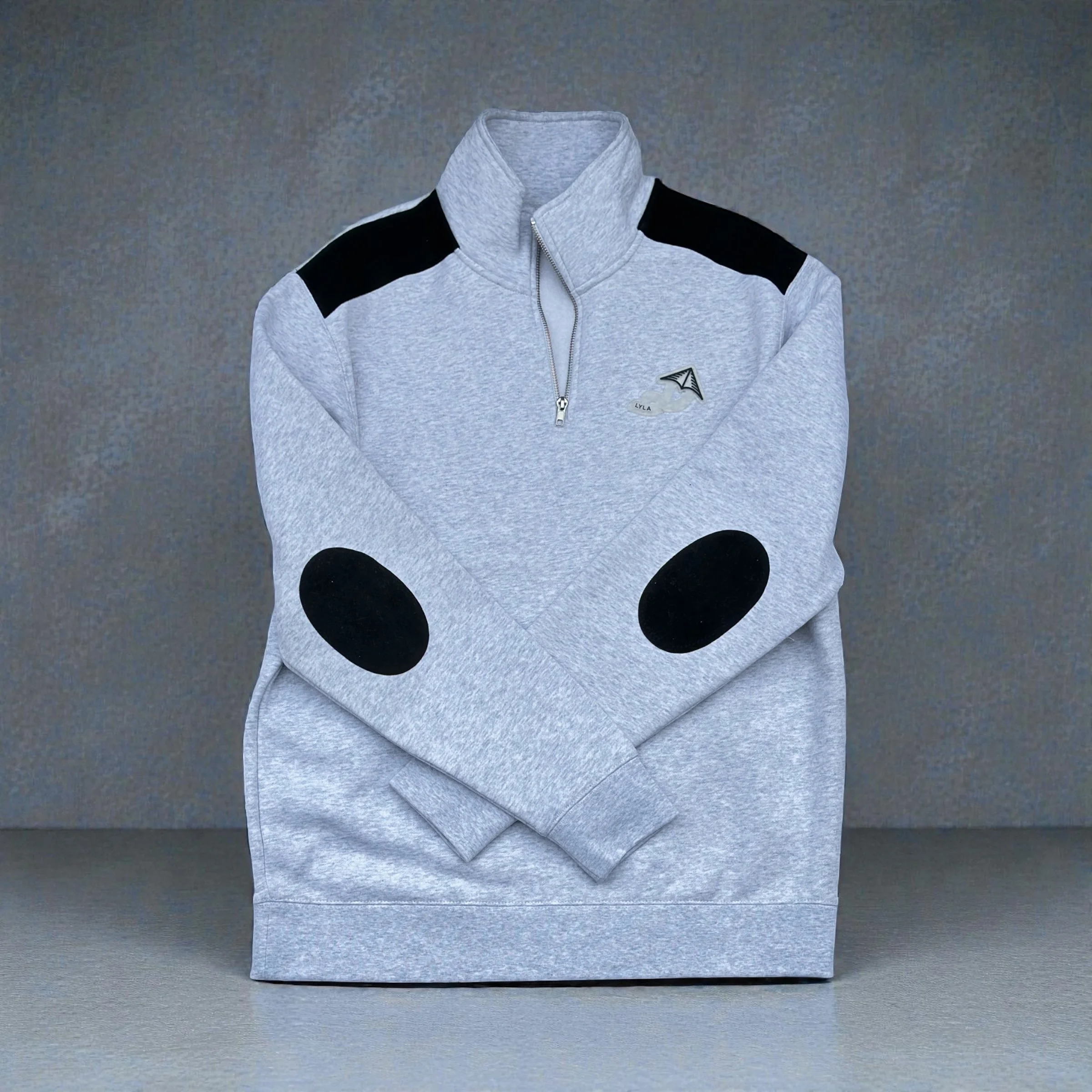 Suede Lux Quarter Zip Sweater