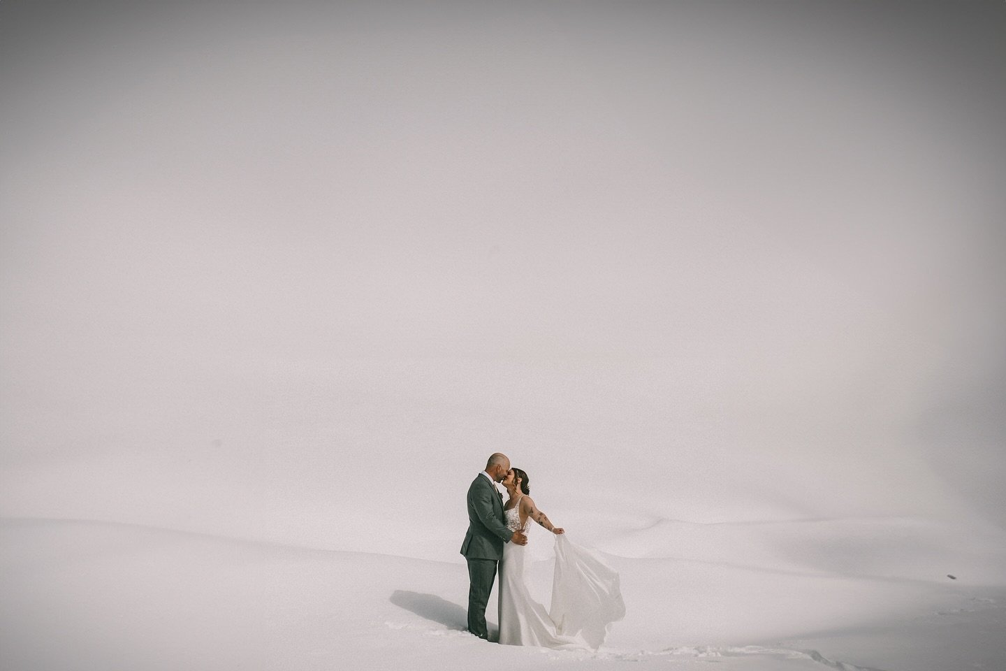 Nothing like untouched snow for an elopement. 

@amandacoldicuttphoto 
@jocelynbaconevents 
@rose.quartzbeauty 
@cascatafilms 
@bloomtherapyflowers