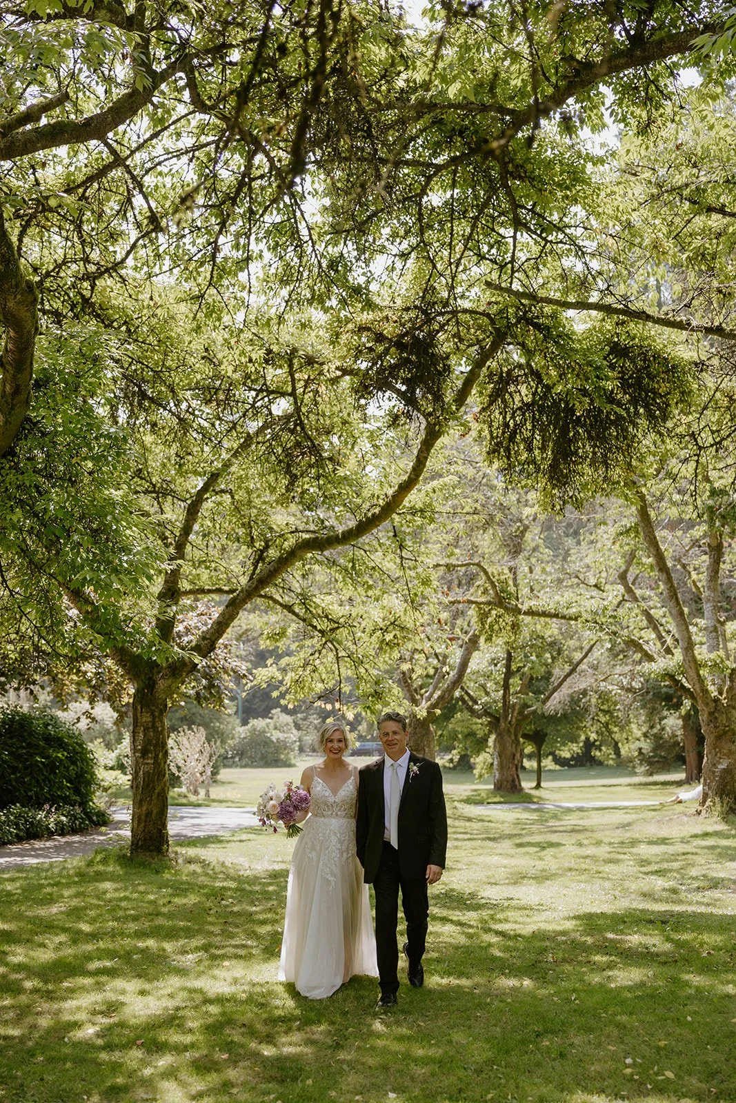 Stacey and Wayne's Vancouver Elopement: A Quiet English Bay First Look and a Stanley Park Rose Garden Ceremony
