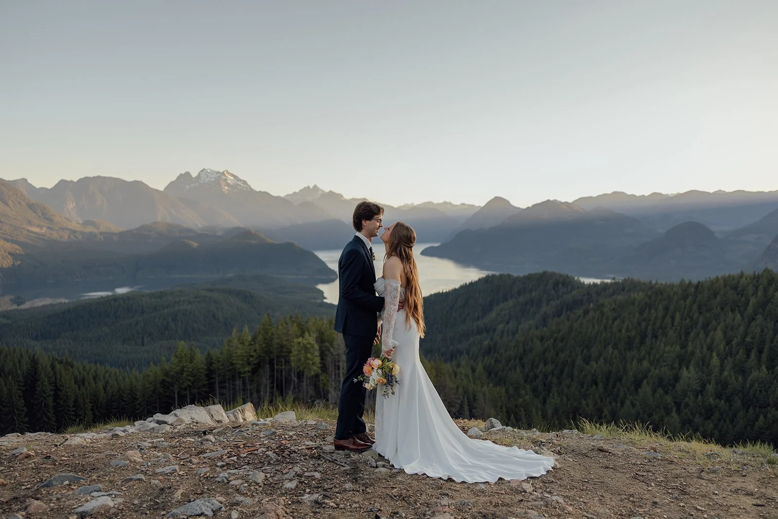 A 3:30am Hike, a Permit (almost) Disaster, and the Most Perfect Wedding Day — Makenna &amp; Drayden's BC Elopement