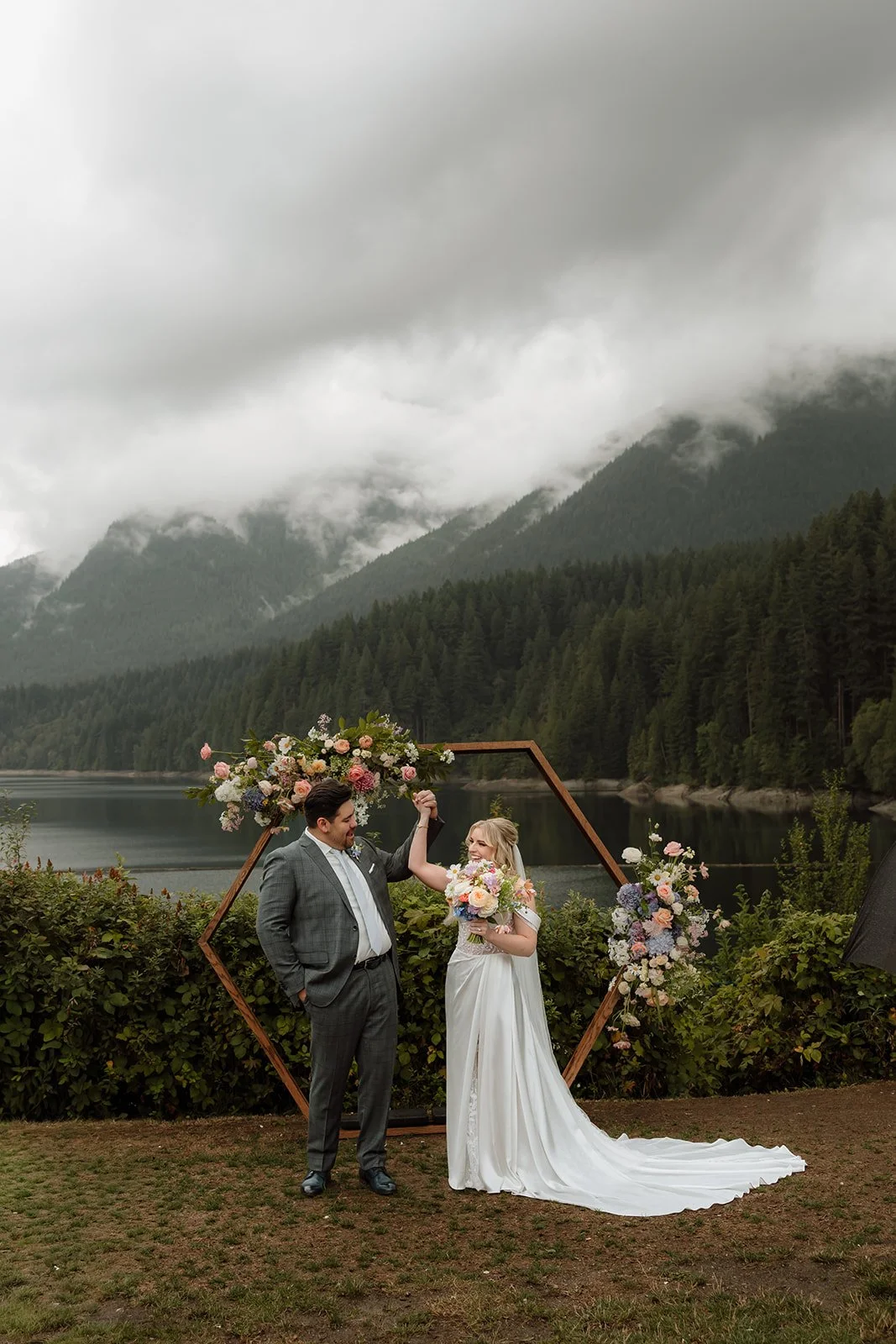 Allie and Blake's Cleveland Dam and Lynn Canyon Elopement: A Lush Green Vancouver Day