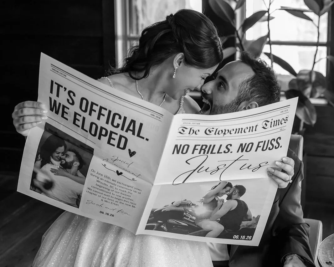 They Met at Salsa. They Got Married in Whistler. And They Were So in Love We Barely Felt Like We Were There — Sarah &amp; Kaan's Nita Lake Lodge Elopement
