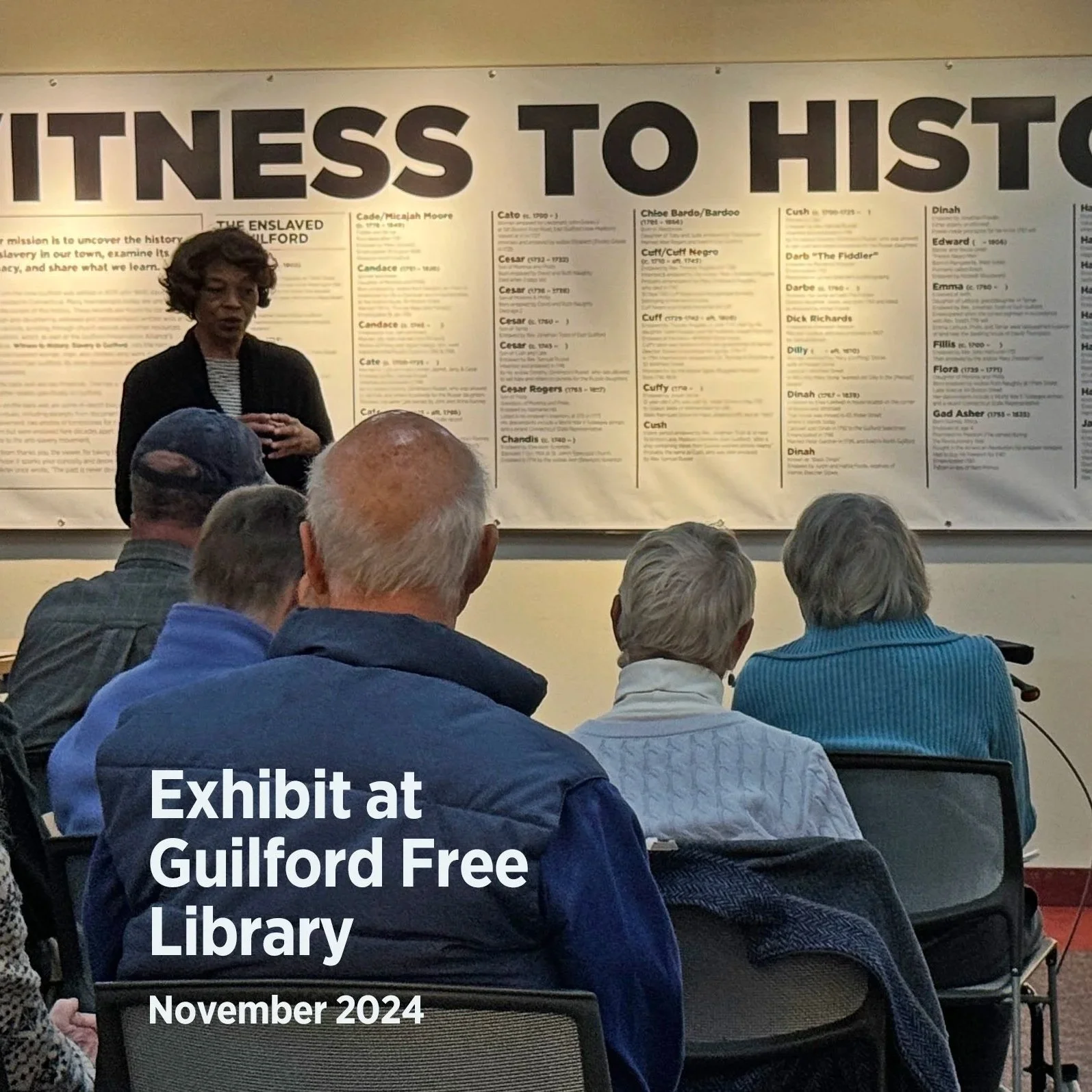 Reception at Guilford Free Library