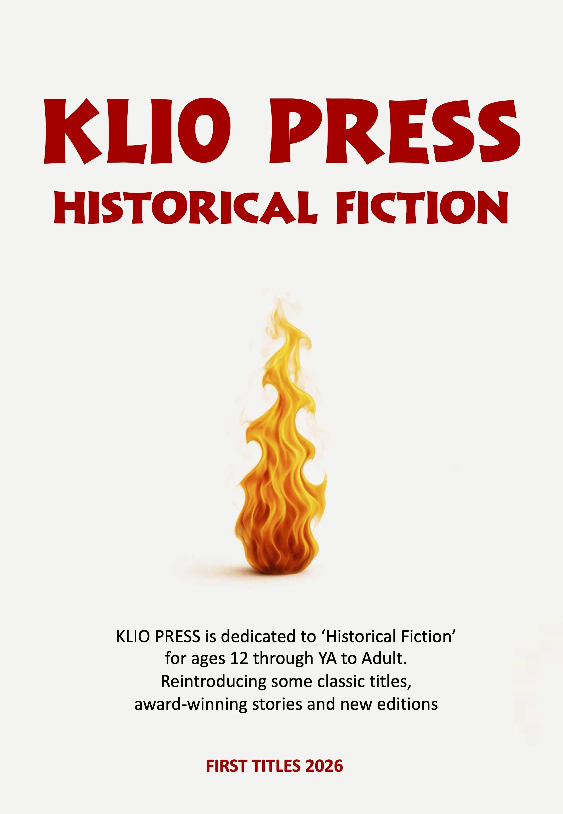 Klio Press a new independent publisher of historical fiction.