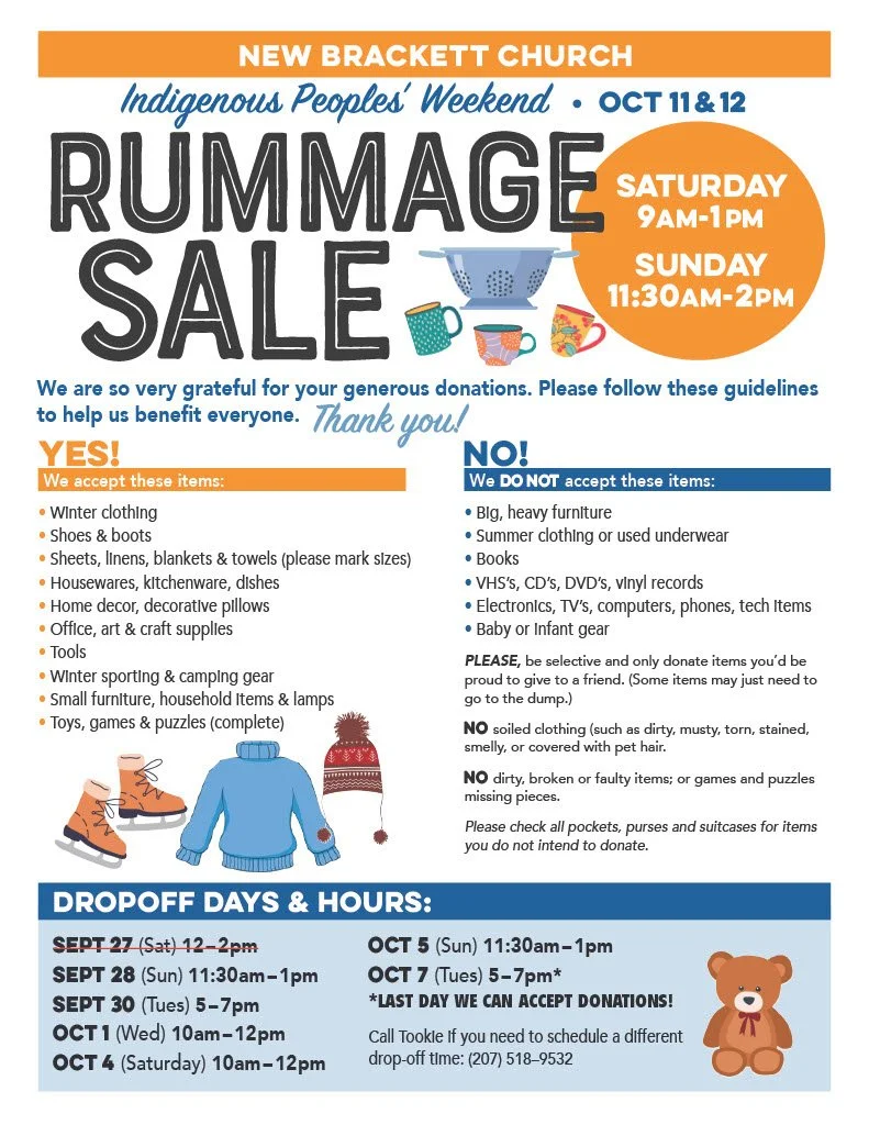 Fall Rummage Sale!