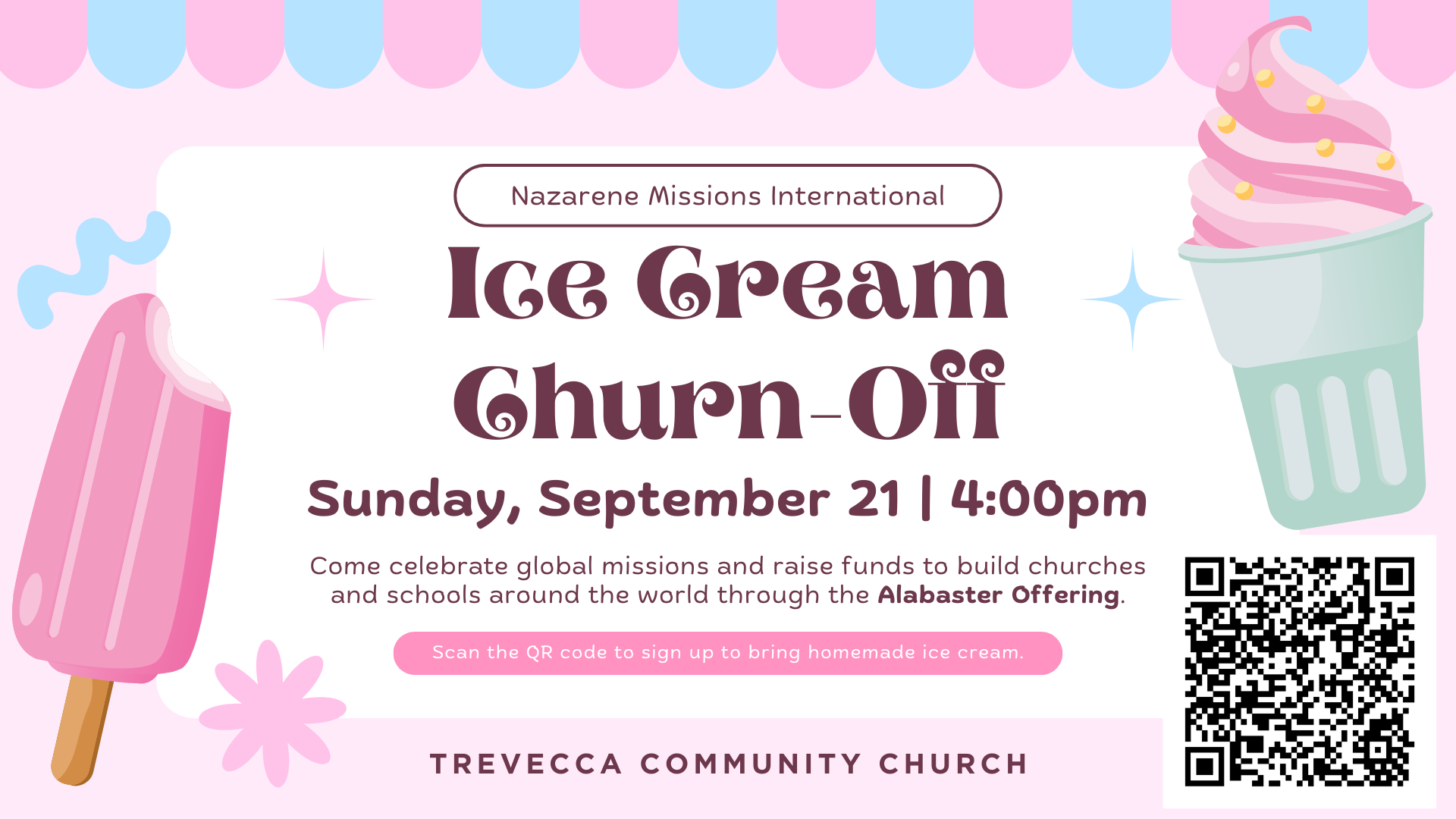 4th Annual Ice Cream Churn-Off - Alabaster Fundraiser