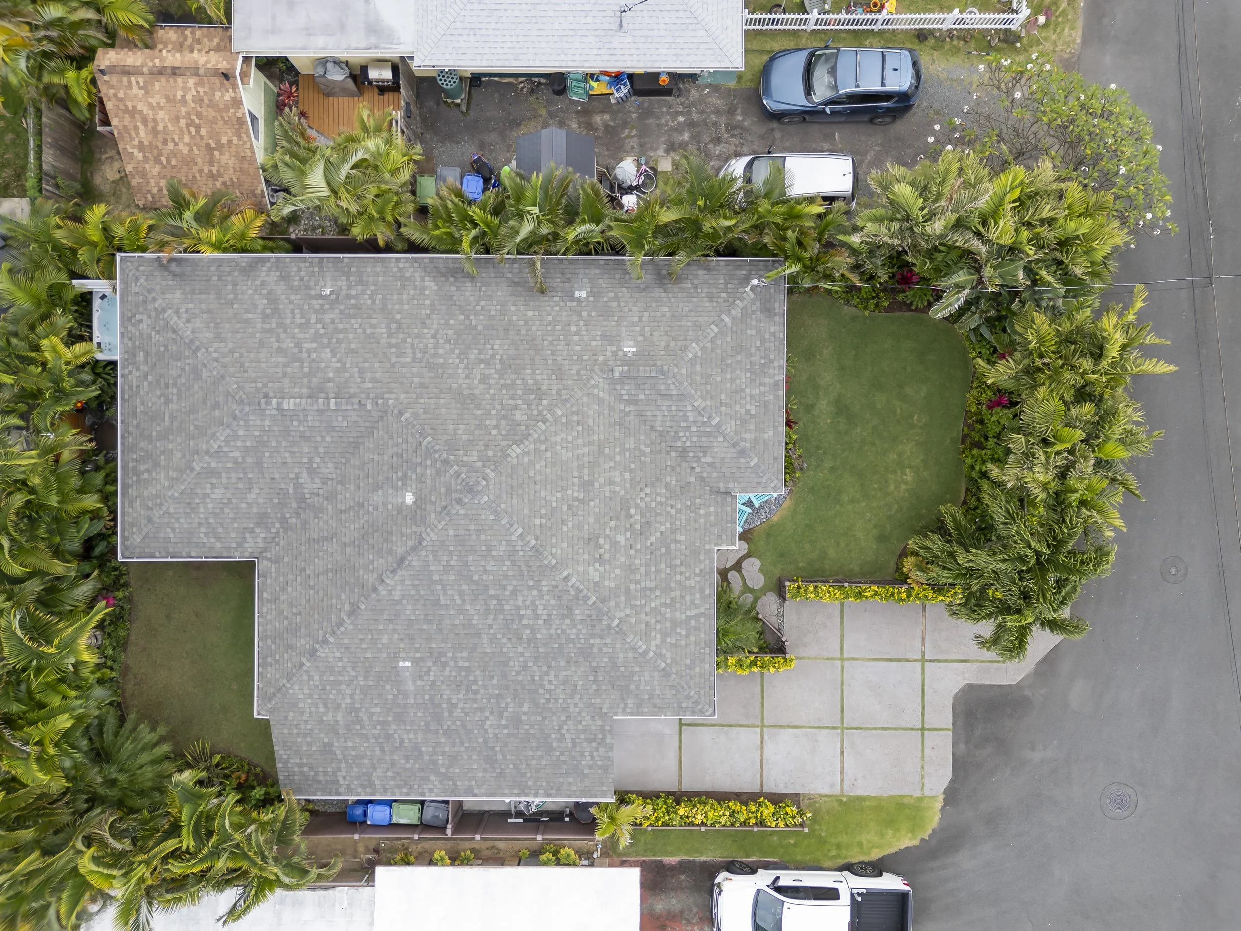 Fully gated front and back yards, and a complete sprinkler system to keep the landscaping vibrant year-round, lockable storage shed ideal for surfboards, bikes, and beach gear. 