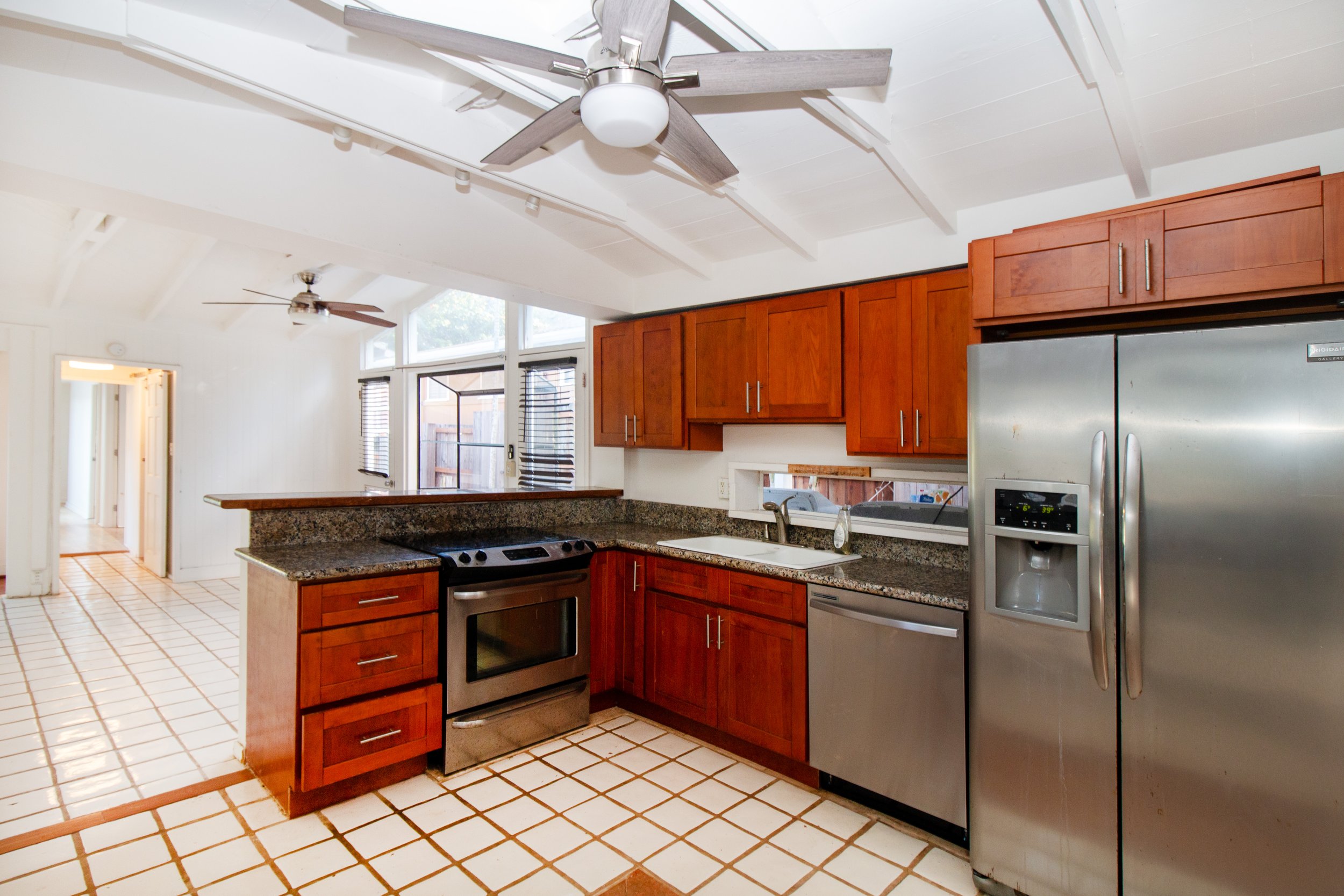 Main house open kitchen