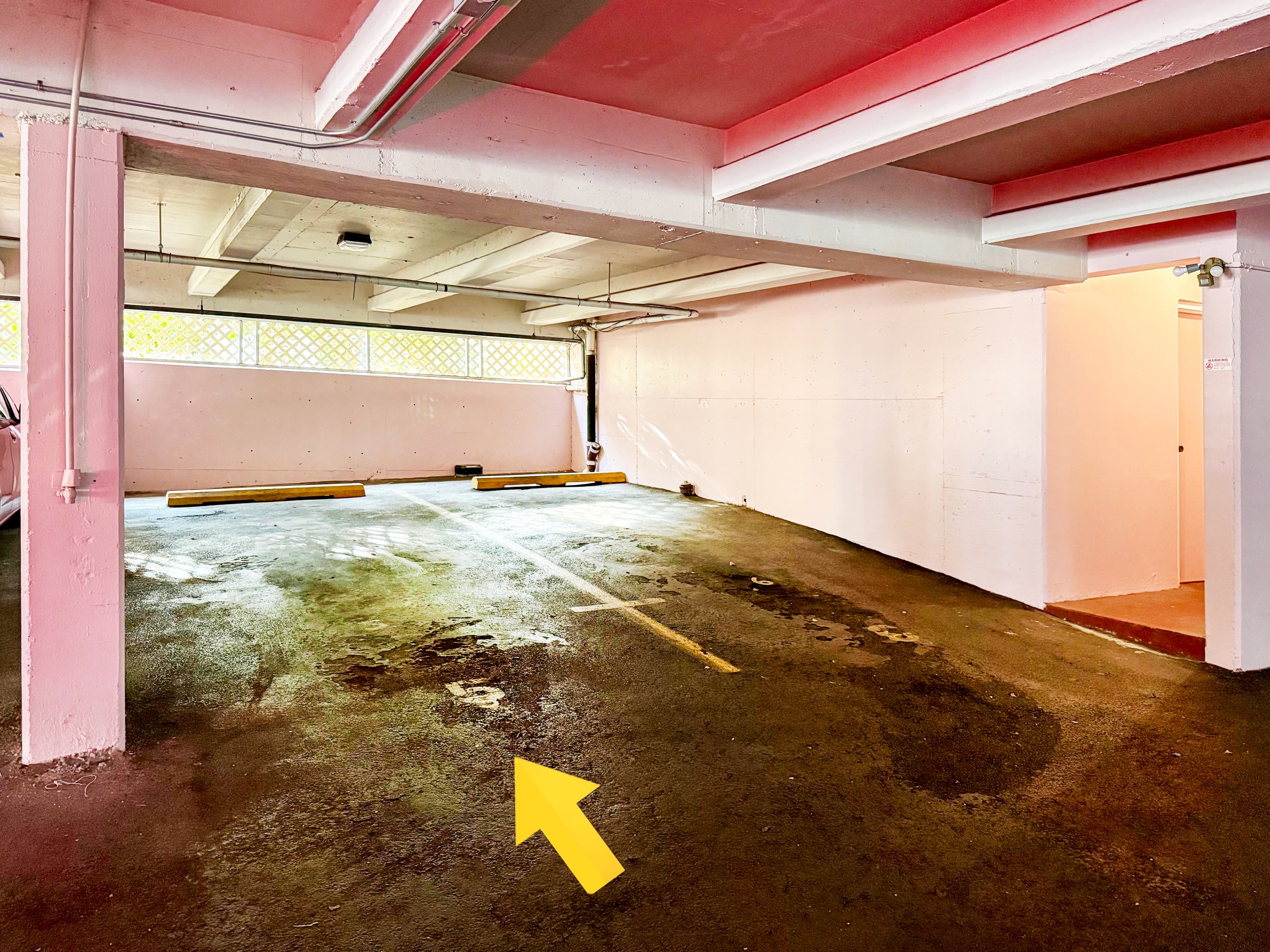 Assigned covered parking, stall #5