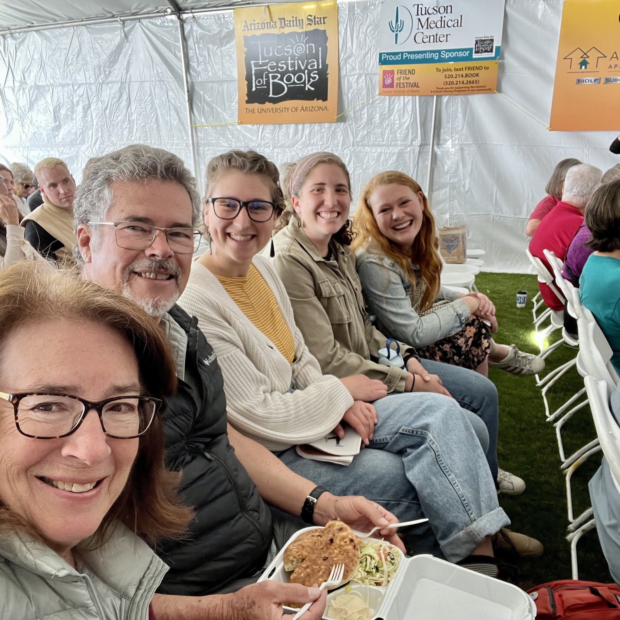 The Tucson Festival of Books takes place every March on the University of Arizona campus and is a beloved event in the community and among members of Shalom Mennonite. It is the second-largest book festival in the US and is completely free to the pub