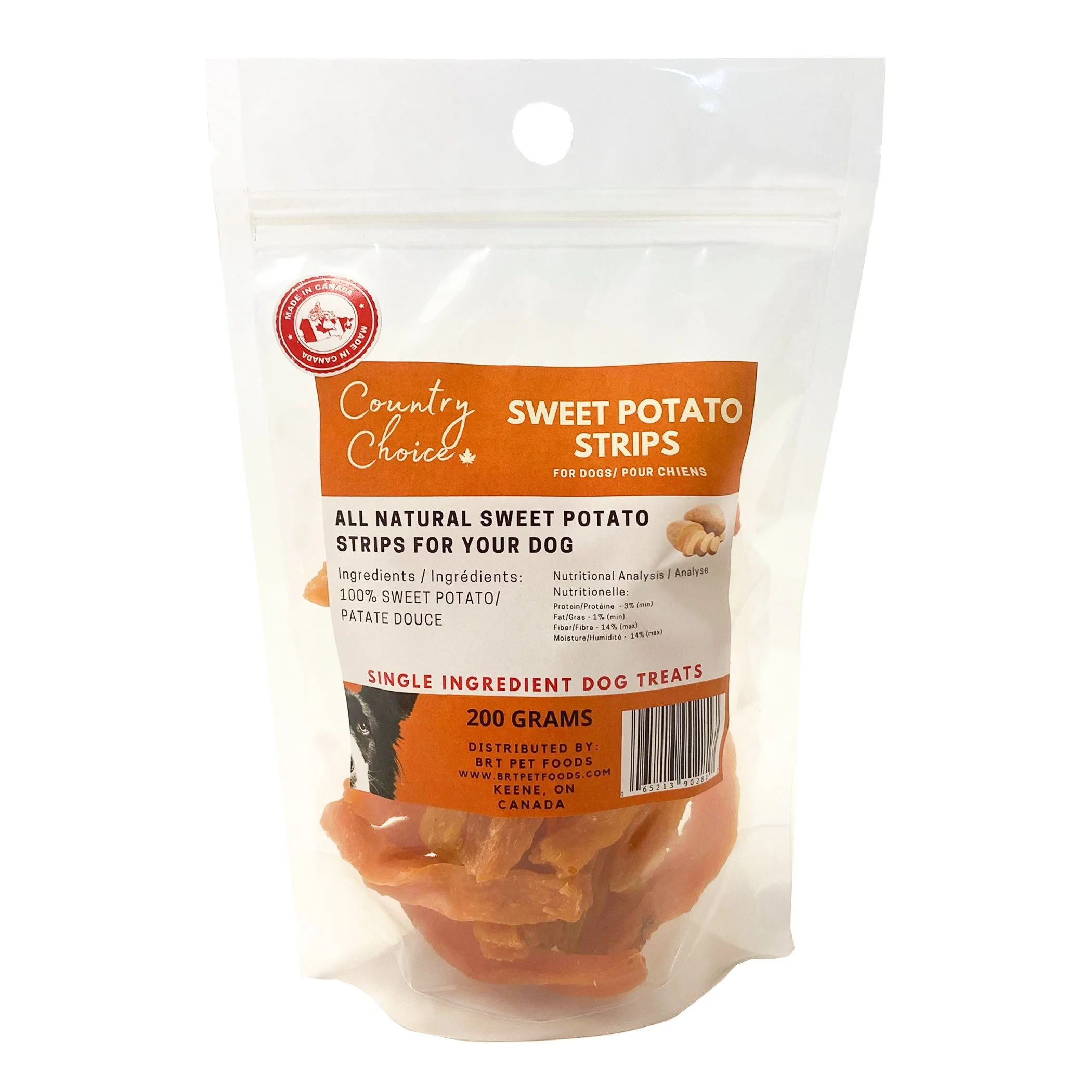 Dog Treat UPC 835302000232 Caledon Farms Sweet Potato Chews For