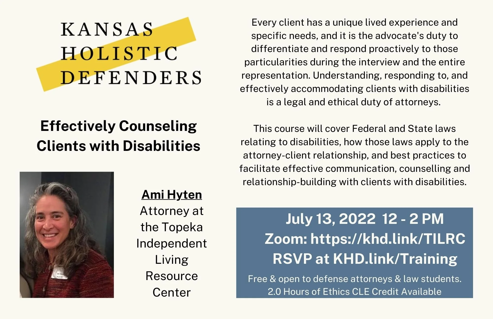 7/13 Effectively Counseling Clients with Disabilities