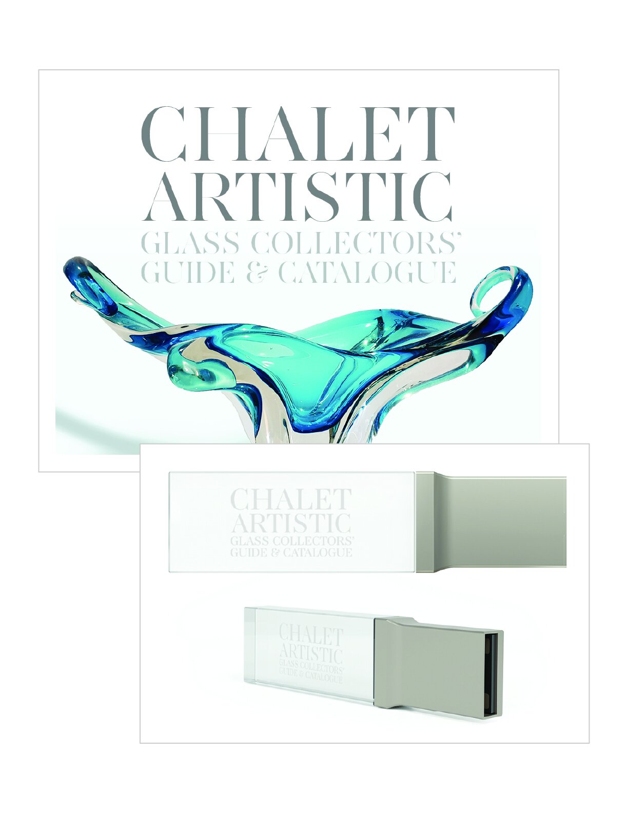 brand new Chalet art glass reference book "Chalet Crystal Clear" 
