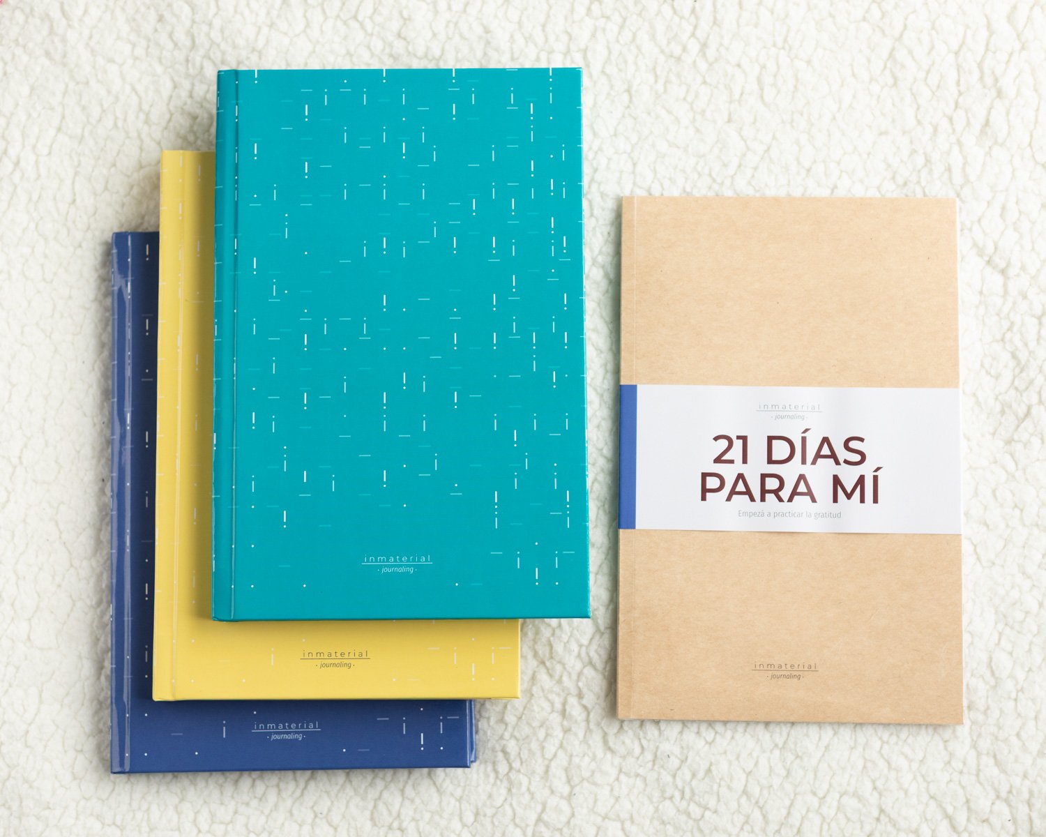 Kit gratitud 1: un diario de gratitud + 21 días para mí (vos seleccionás tu color de diario)