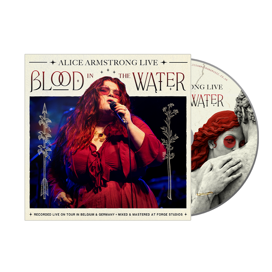 'Blood In The Water' Alice Armstrong LIVE EP CD