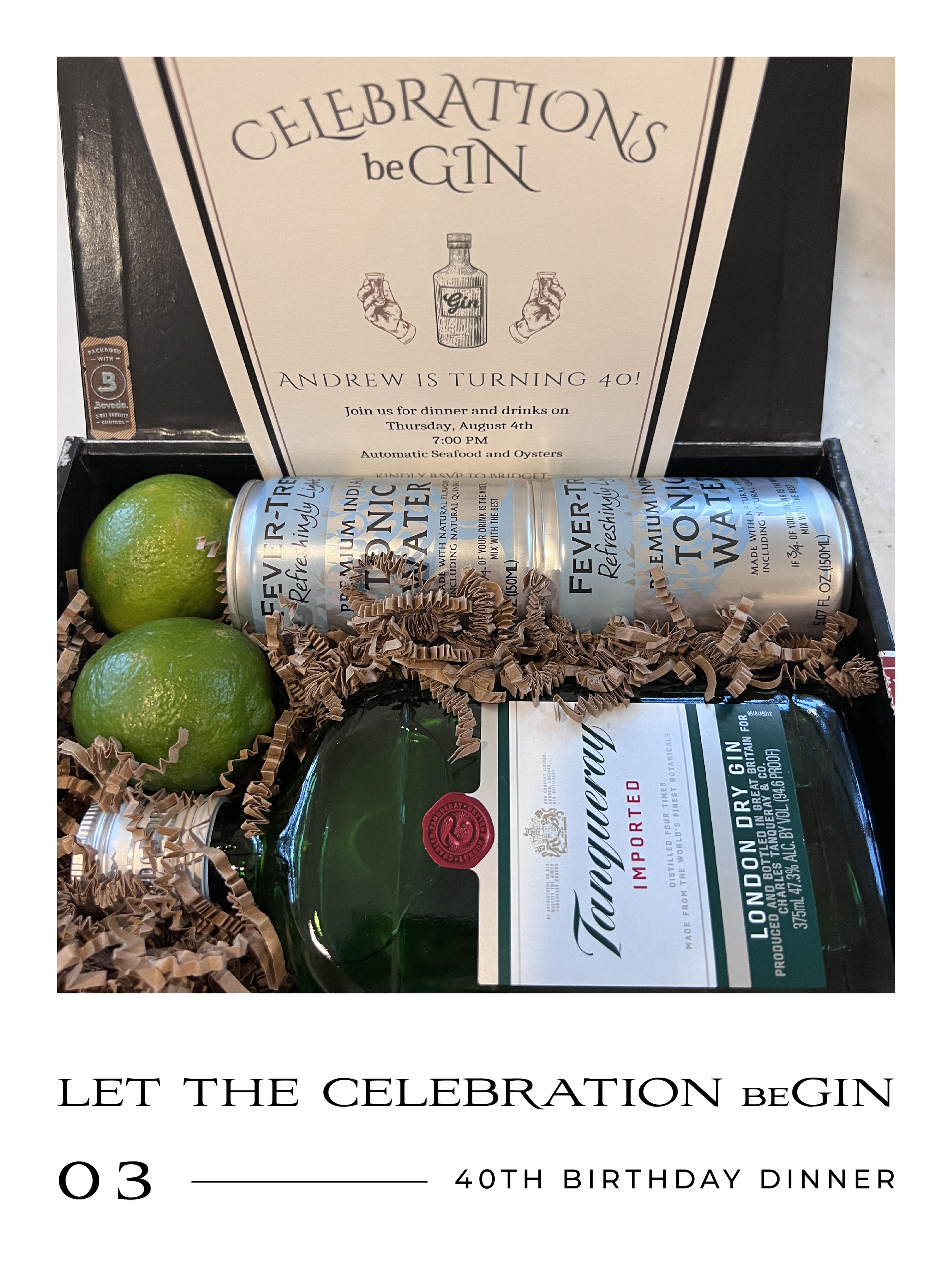 Andrew's 40th Birthday Dinner