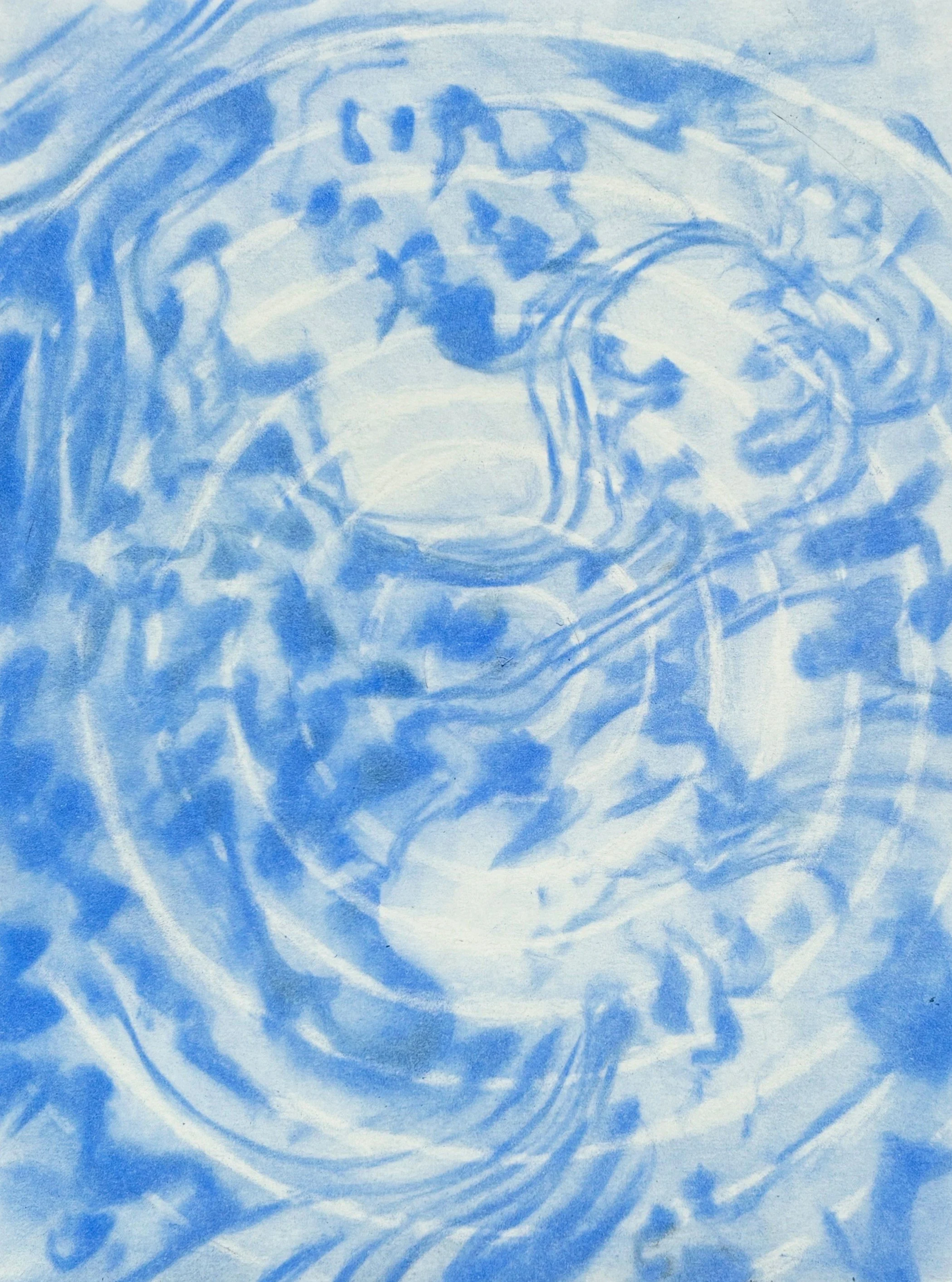 Portal study, 11”x14” pastel on paper