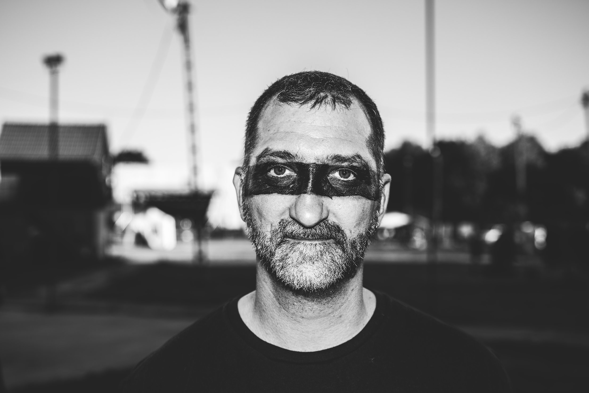 Makeup for a rock music festival held in a long-abandoned drive-in cinema 