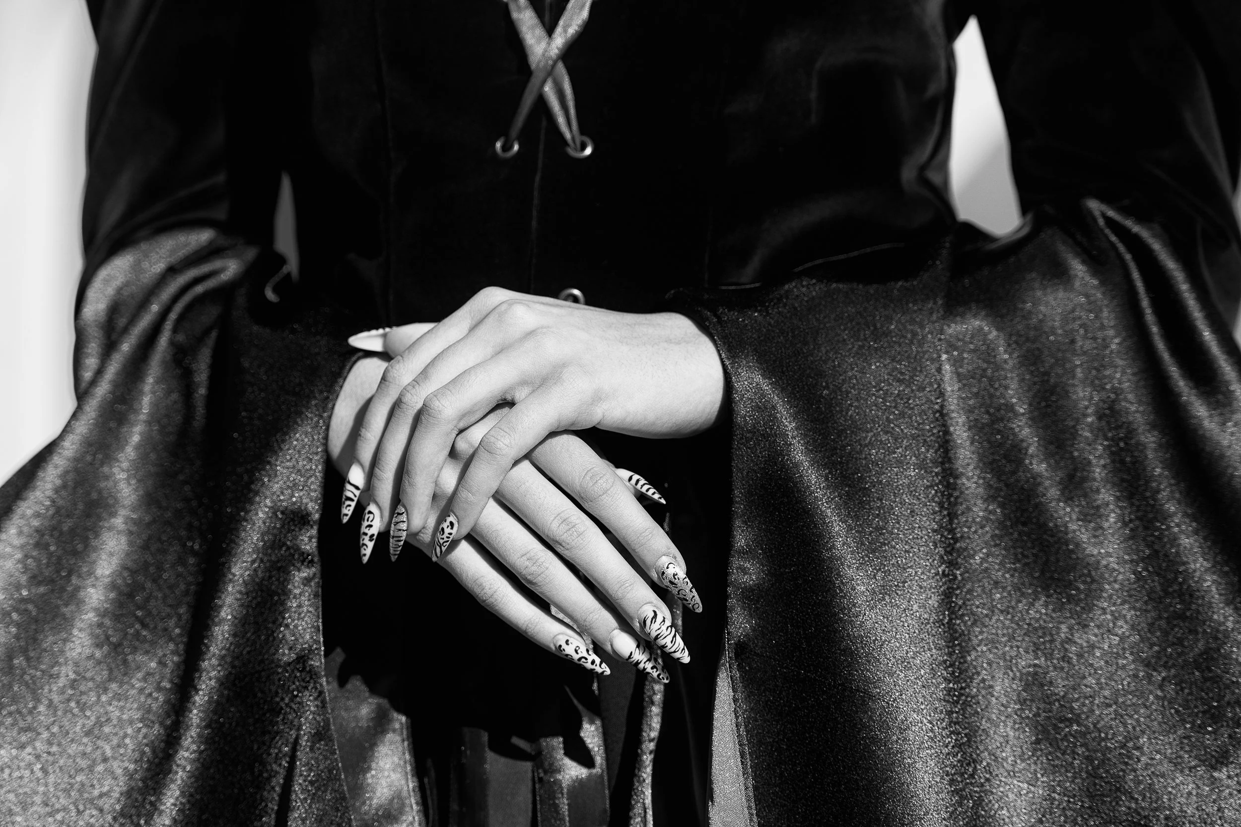 Izabella's hands.