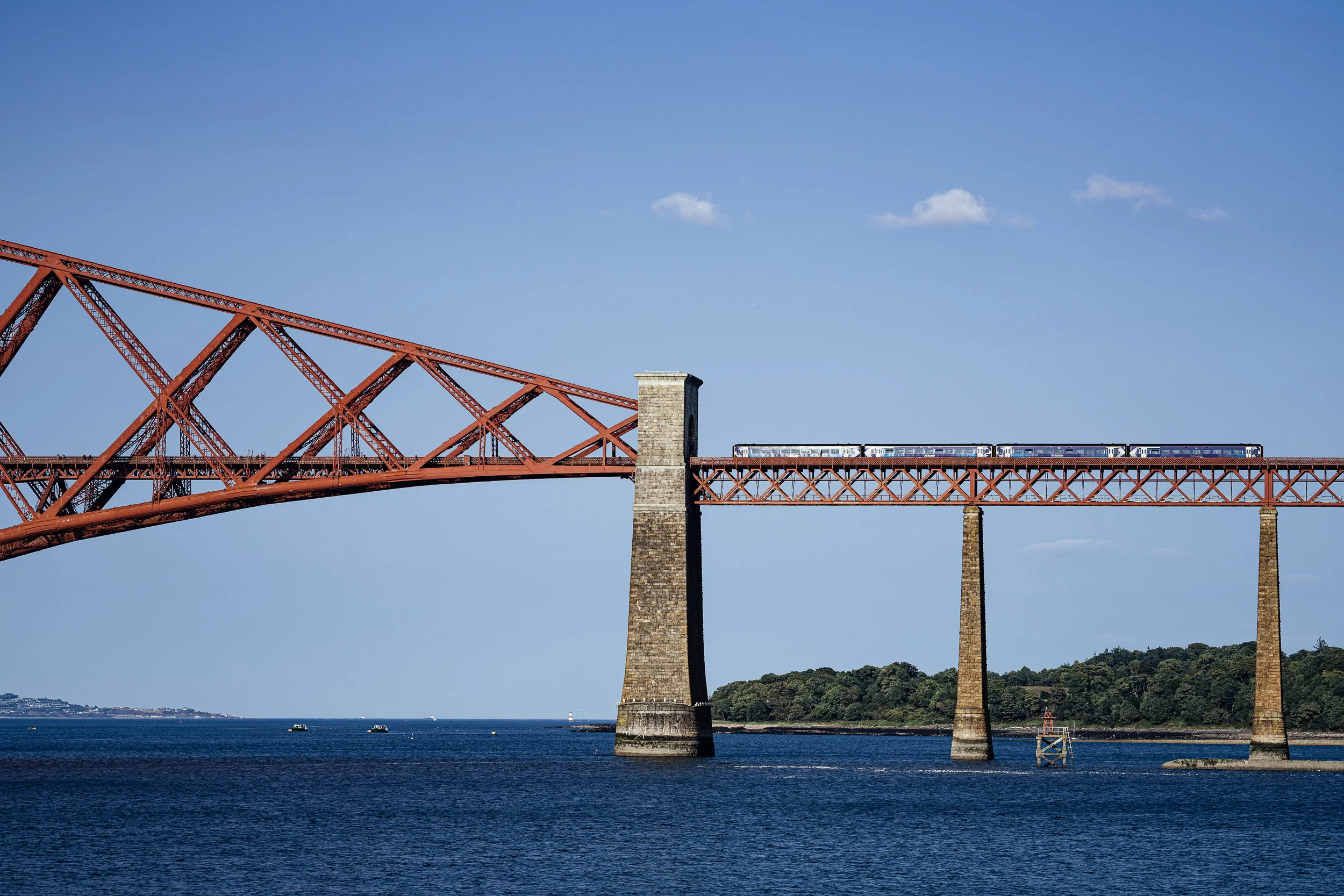 The Forth Bridge, South Queensferry. Scotland. 2024.