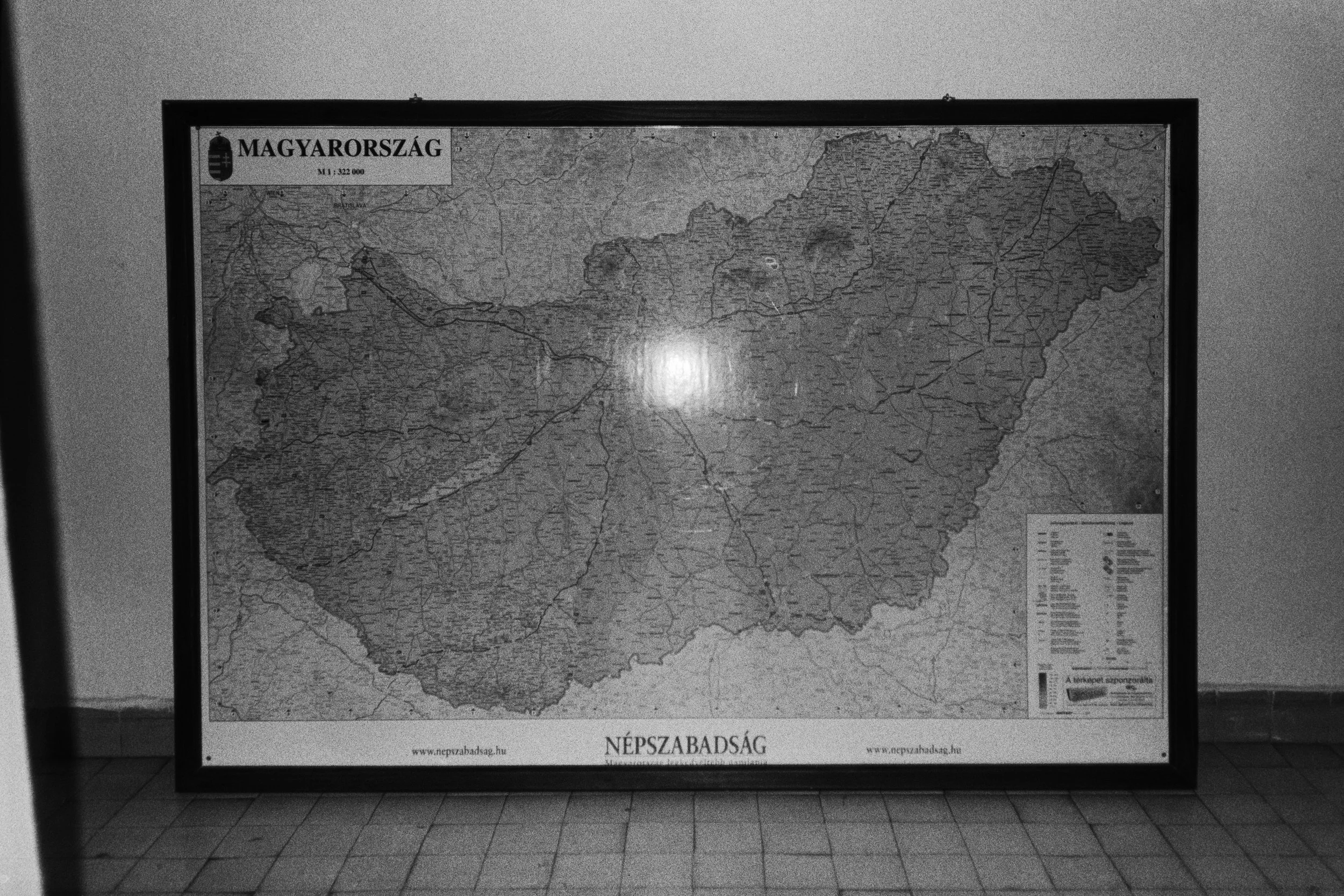 Map of Hungary. 2026.