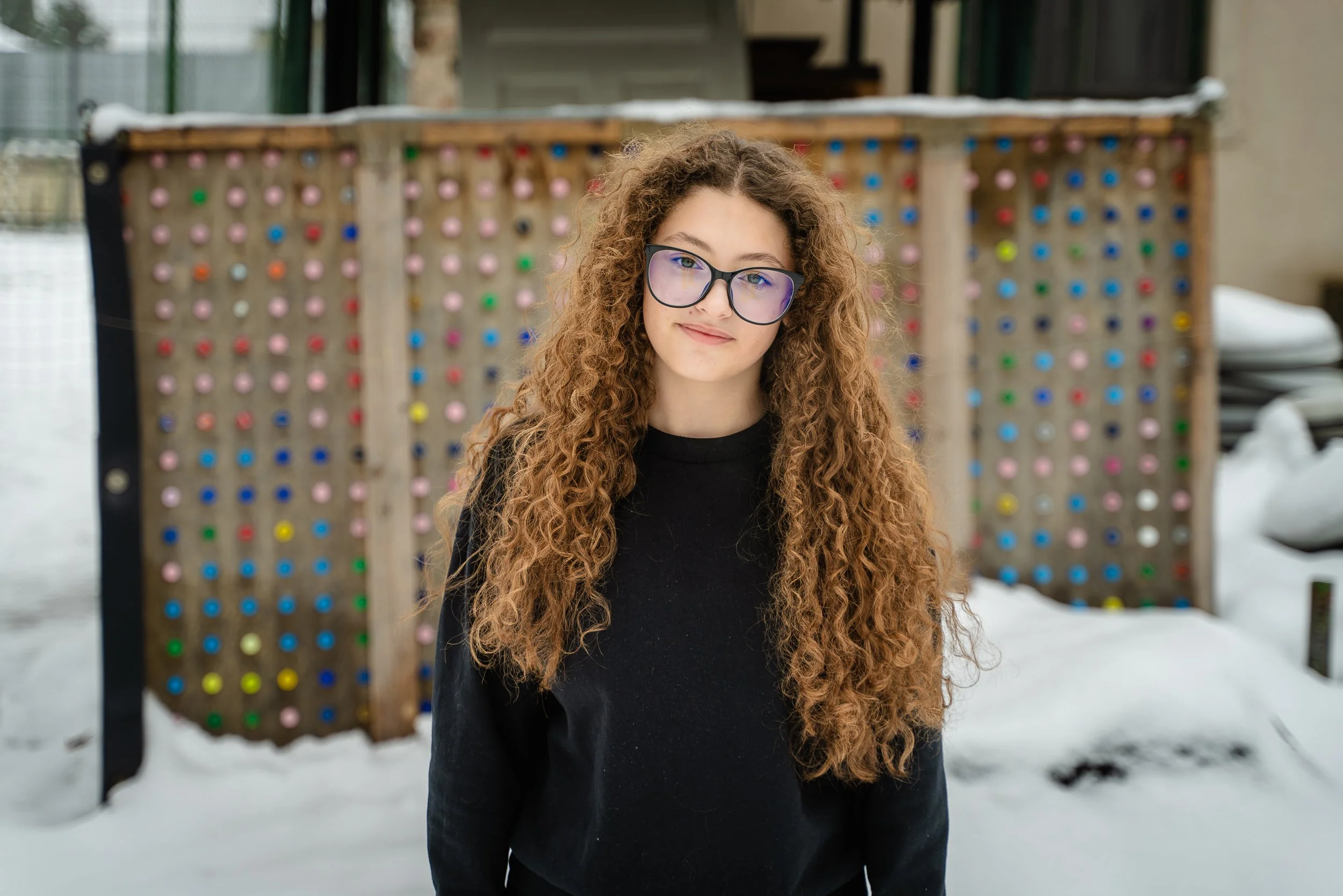 A girl who came to art school with a complicated family background. She was first rejected, then accepted after an appeal. In the background, one of the teachers' rafts from a few years ago can be seen. 2026.