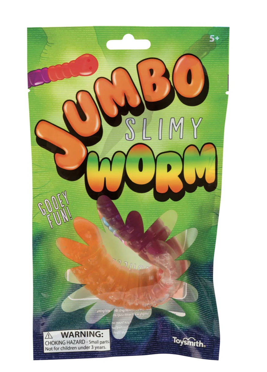 Jumbo Slimy Worm Stretchy Squishy Toy