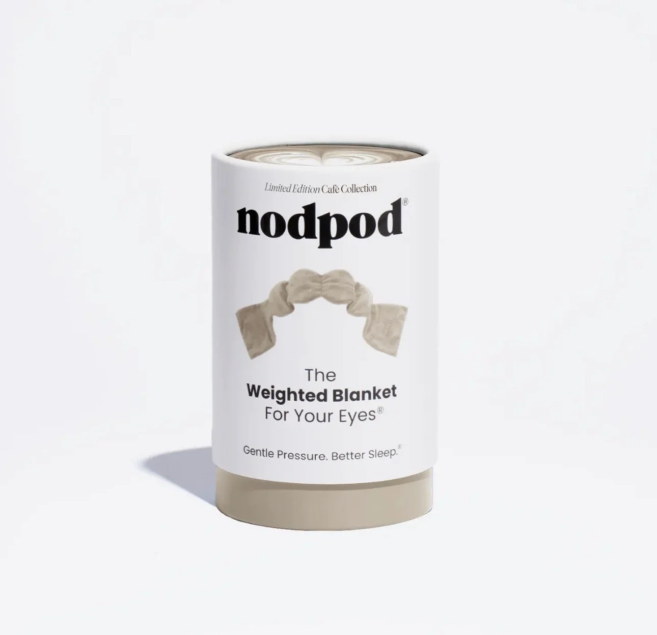 Nodpod Weighted Sleep Eye Mask Latte