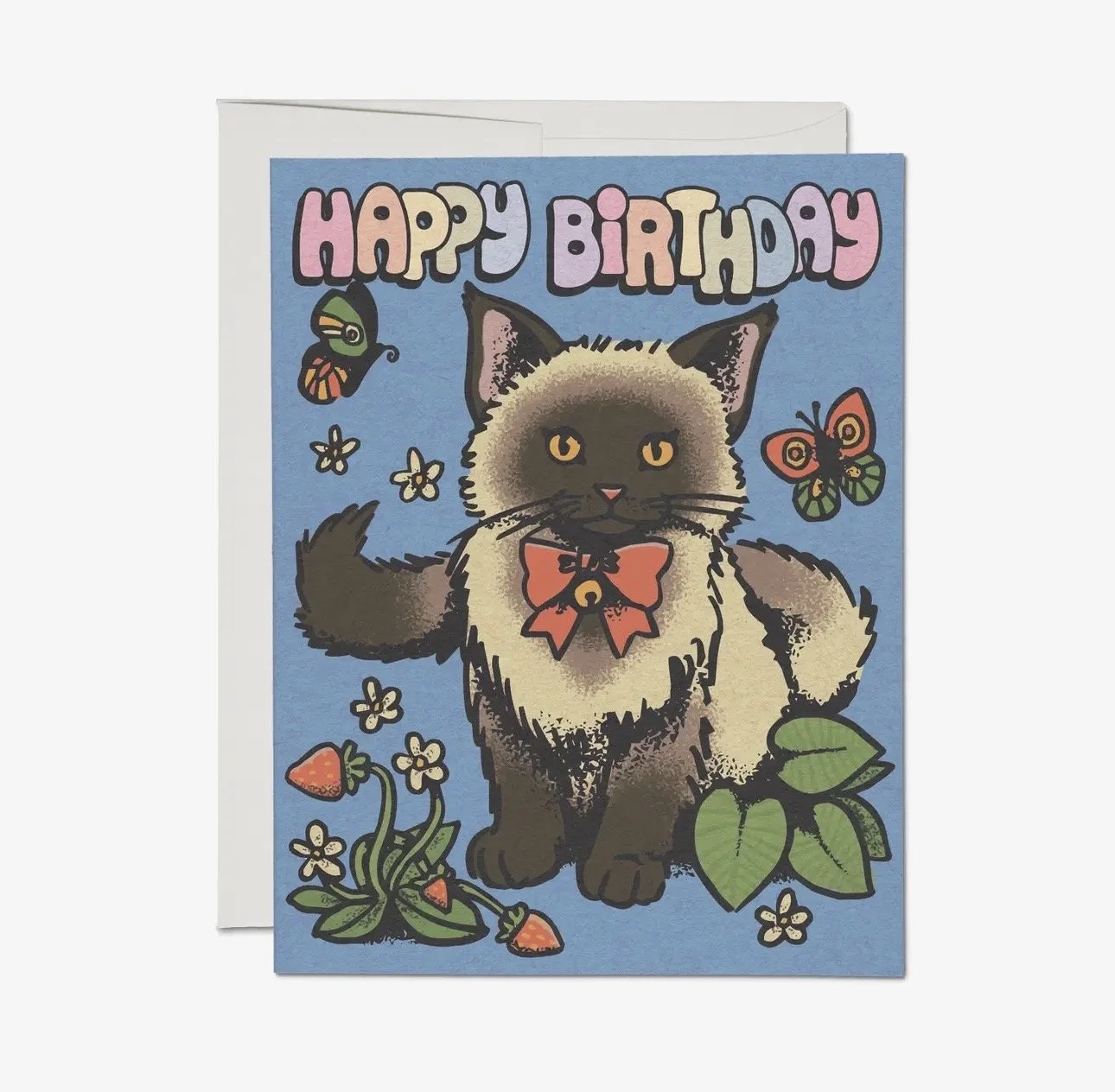 Siamese Birthday Greeting Card