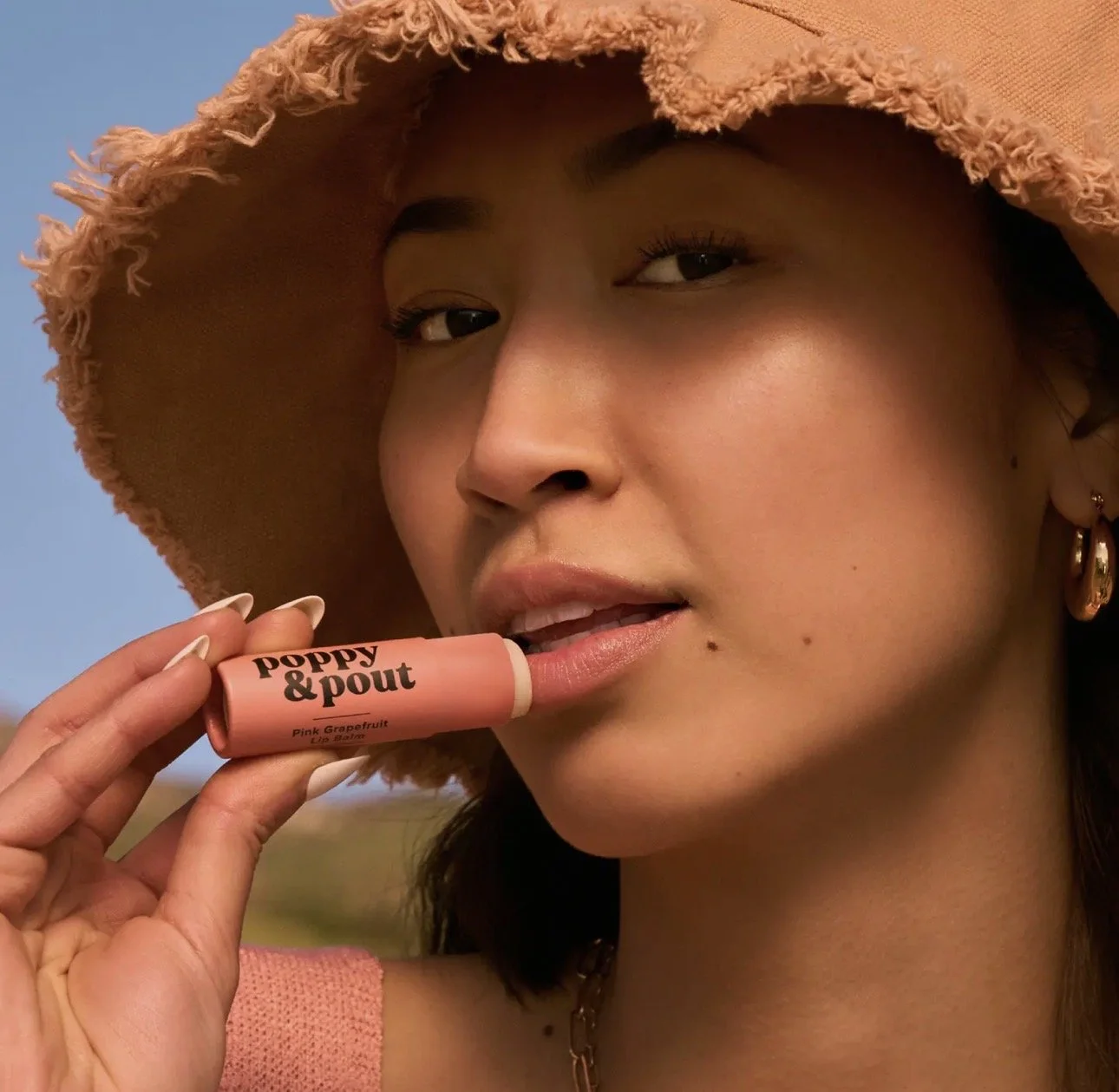 Poppy & Pout Pink Grapefruit Lip Balm