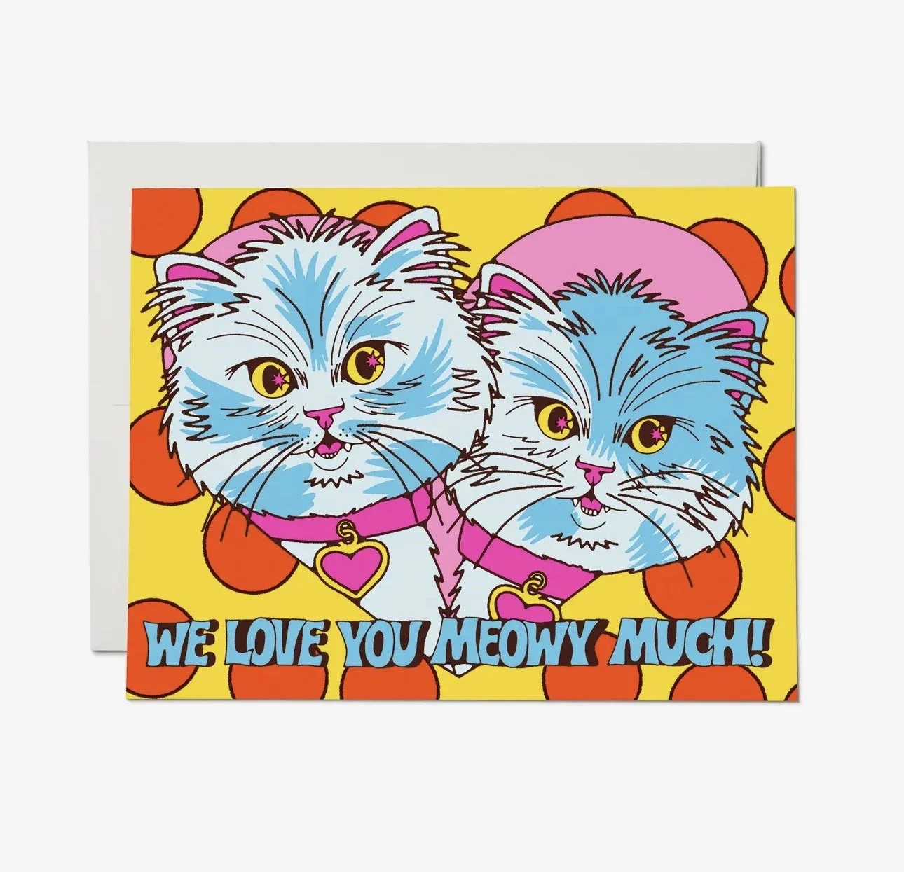 Meowy Much Greeting Card