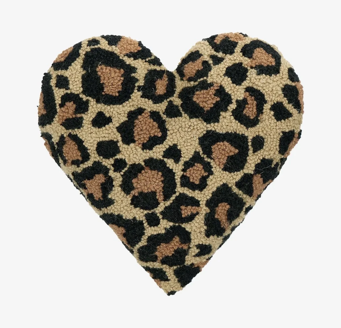 Leopard Heart Hook Pillow