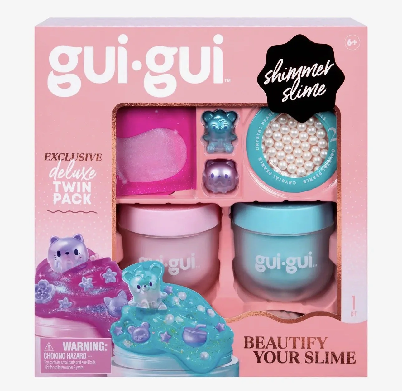 Gui Gui Shimmer Deluxe Duo Slime Pack