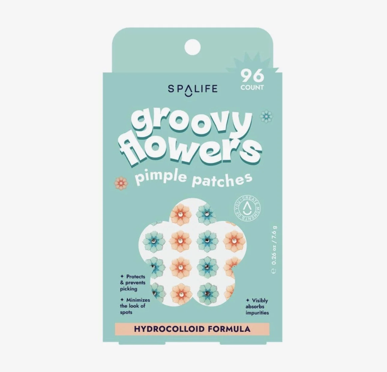Groovy Flowers Hydrocolloid Pimple Patches