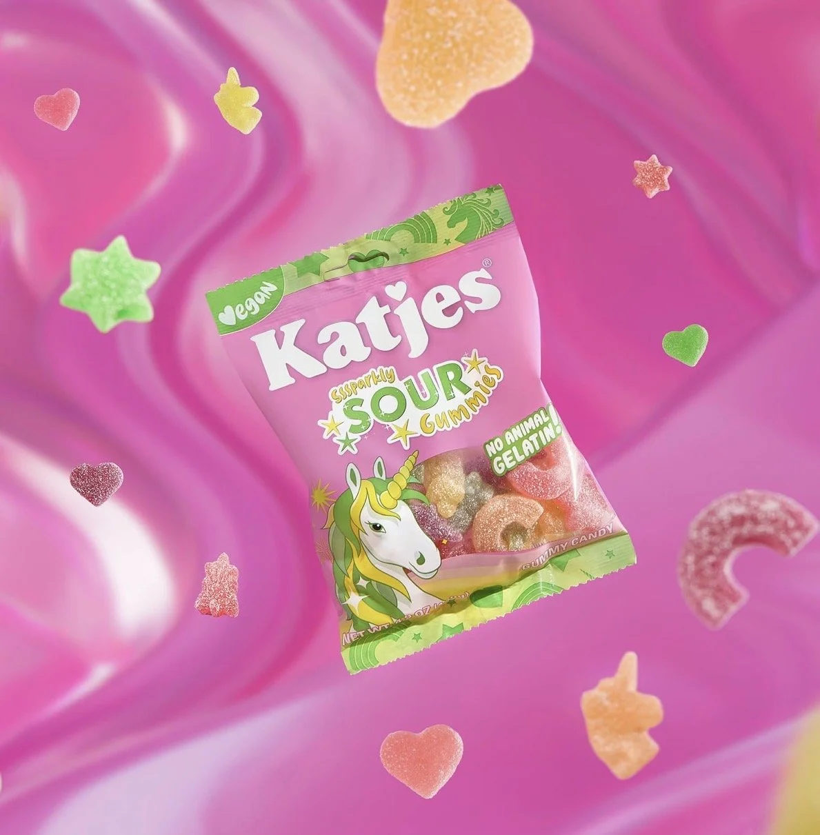 Katjes Sparkly Sour Gummies