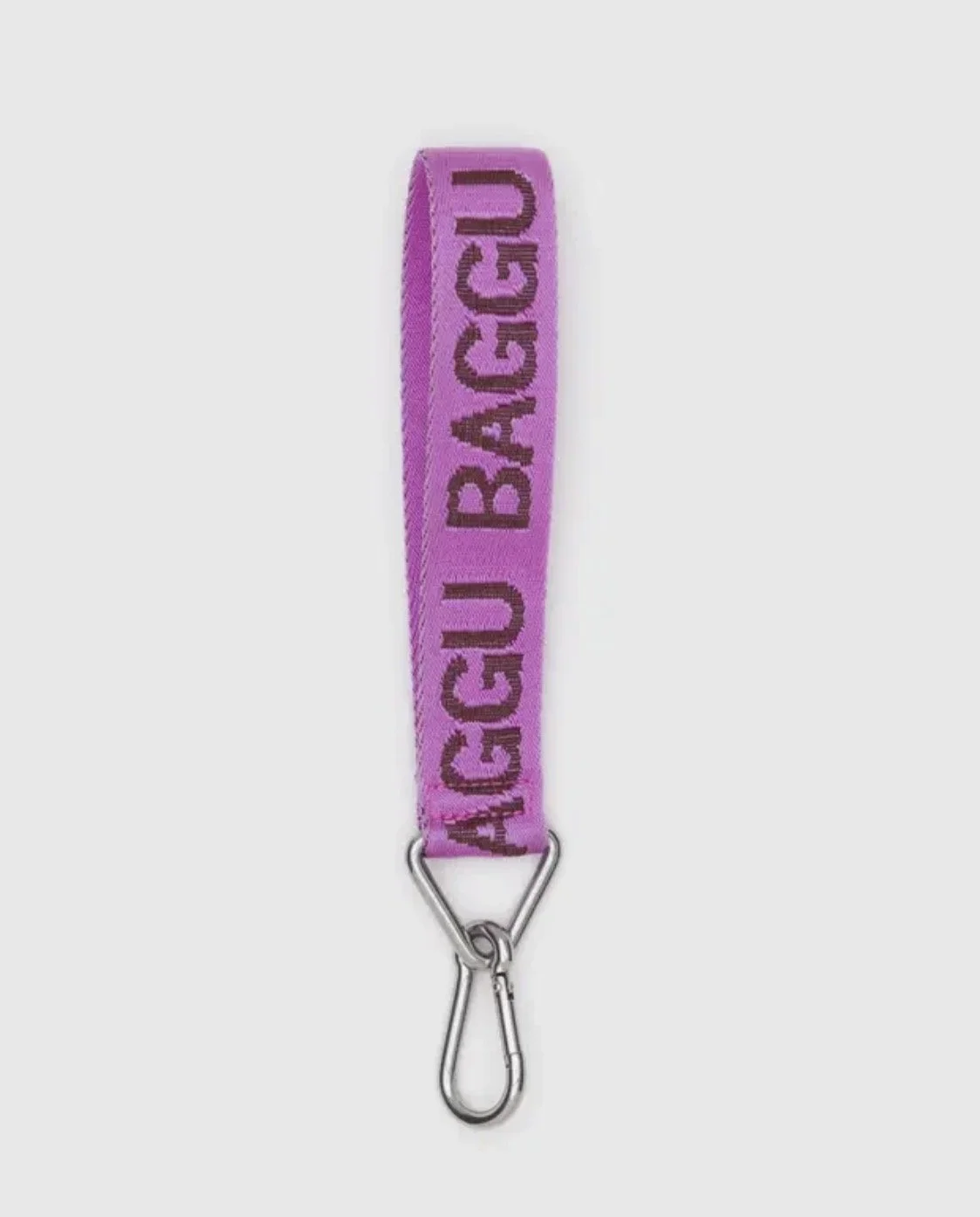 Baggu Logo Keychain Pink