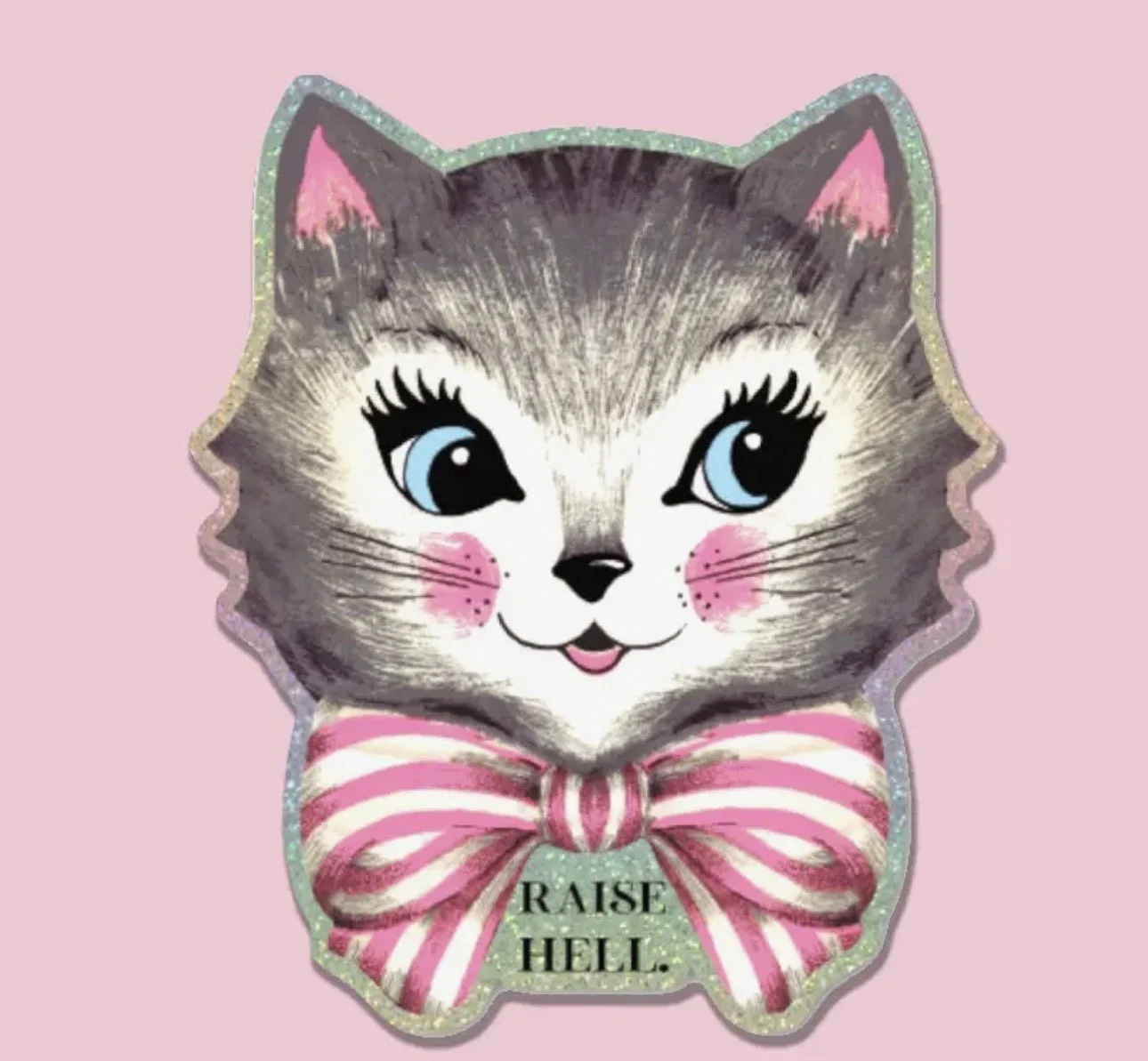 Raise Hell Cat Pixie Dust Sticker