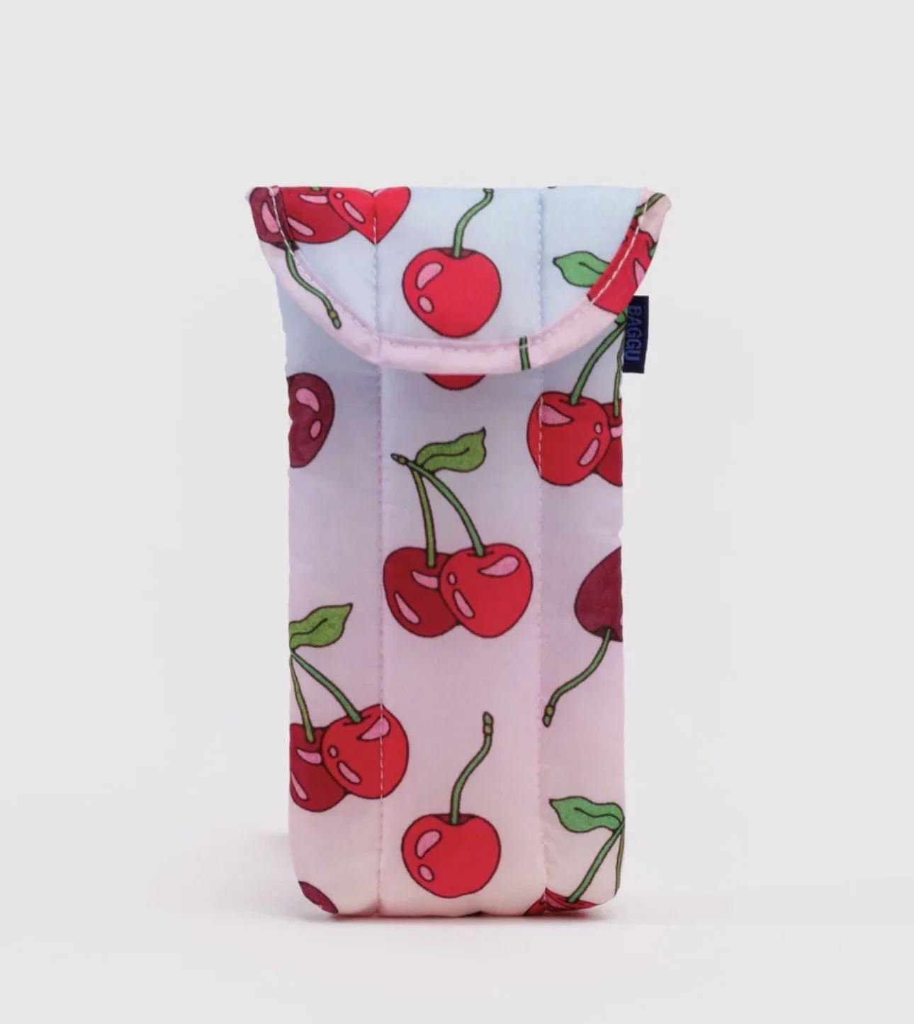 Baggu Cherries Puffy Glasses Sleeve
