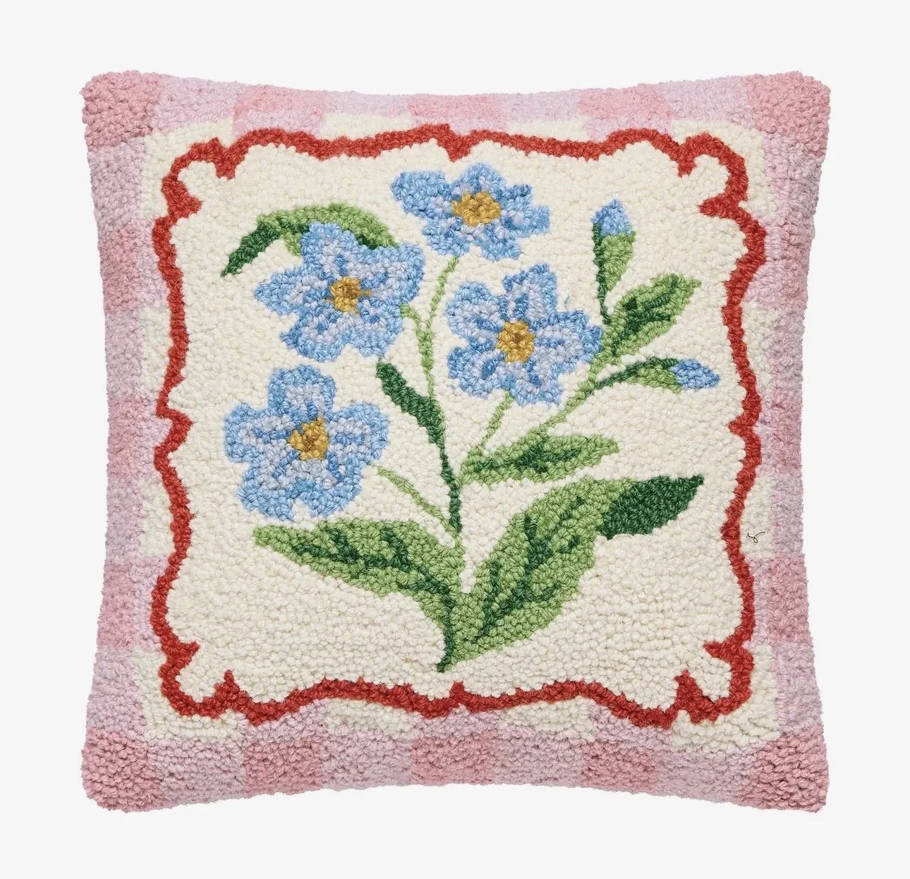 Forget Me Not Frame Hook Pillow