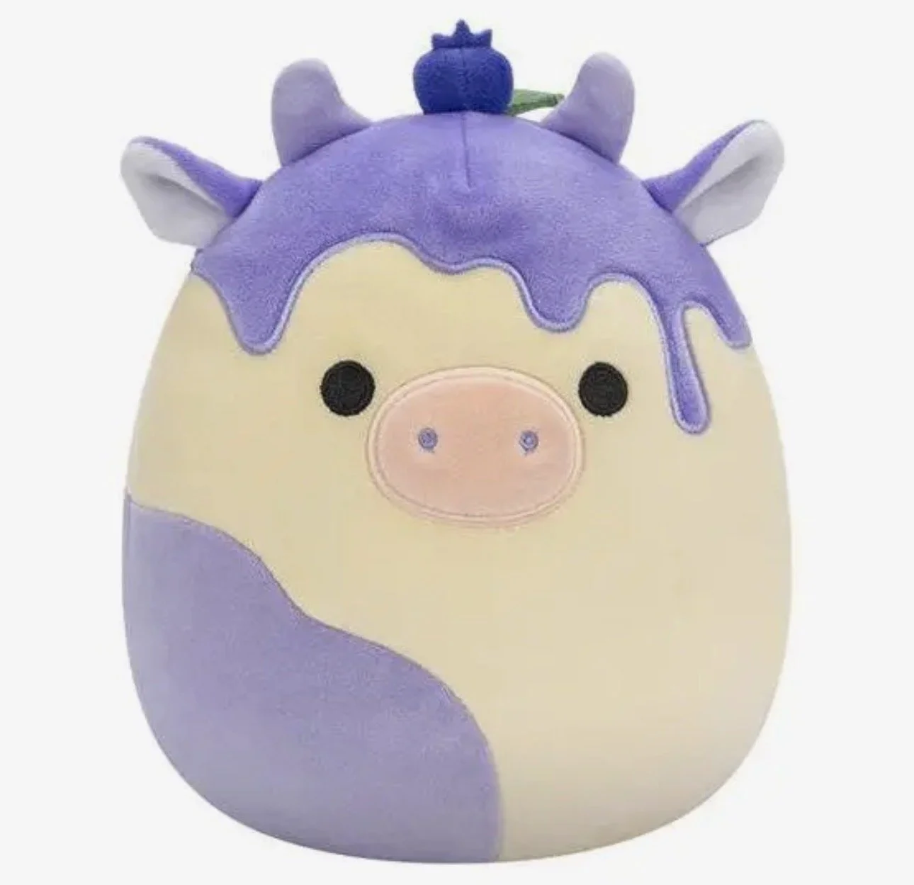 Squishmallow Plush Toy 8" Benito Blueberry Cheesecake Cow