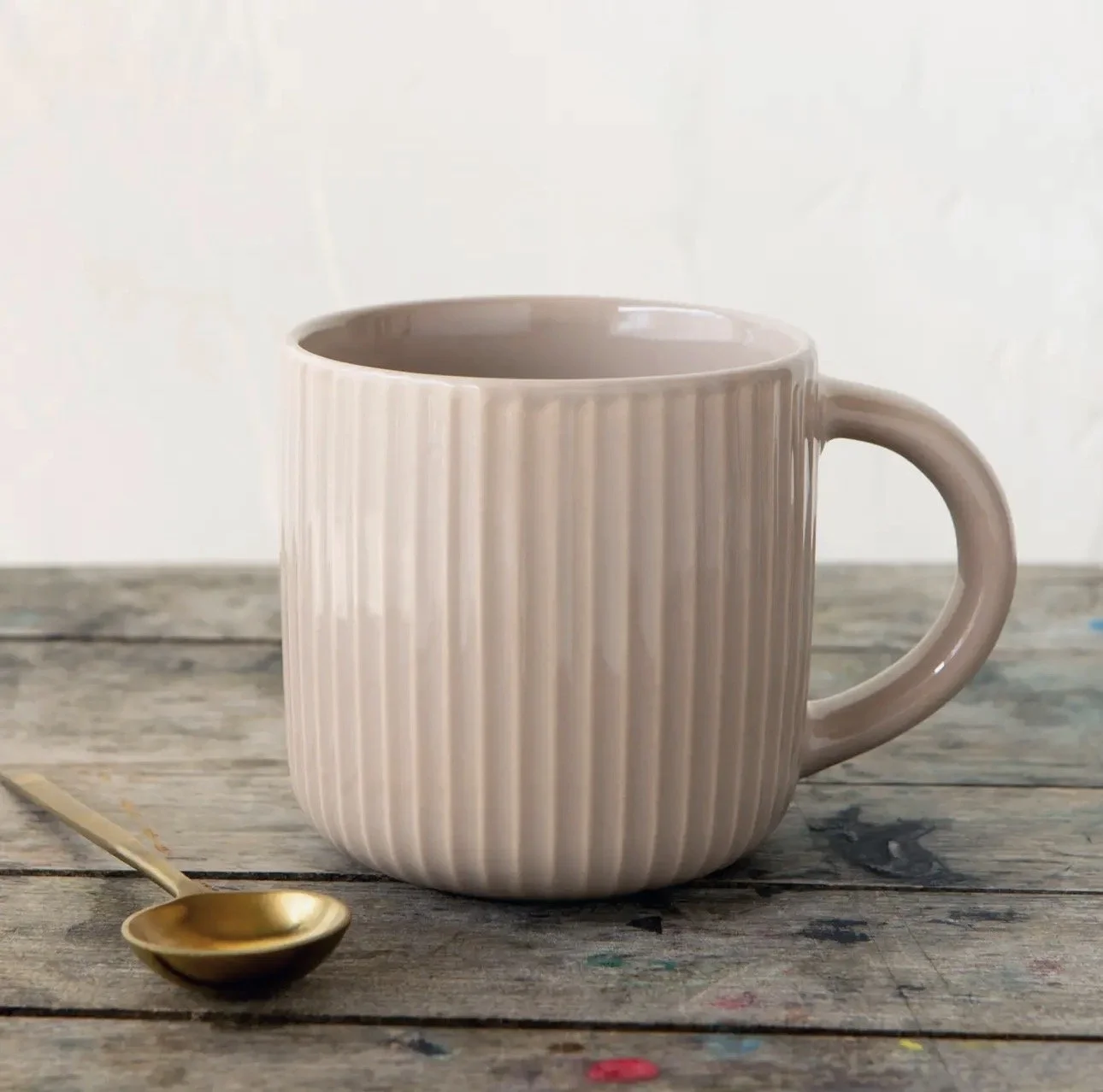 Driftwood Fluted Mug