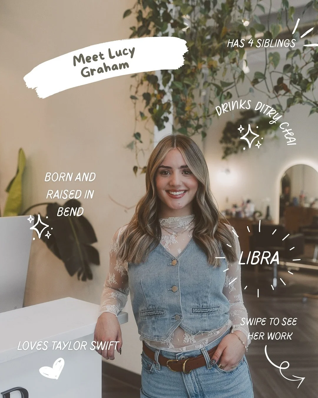 Have you meet Lucy yet? She&rsquo;s one of the newest team members at Lemon Drop Salon. She&rsquo;s so sweet and bubbly! She loves to brighten up hair, so bring on all the blondes! 

To schedule an appointment or learn more about Lucy and the rest of