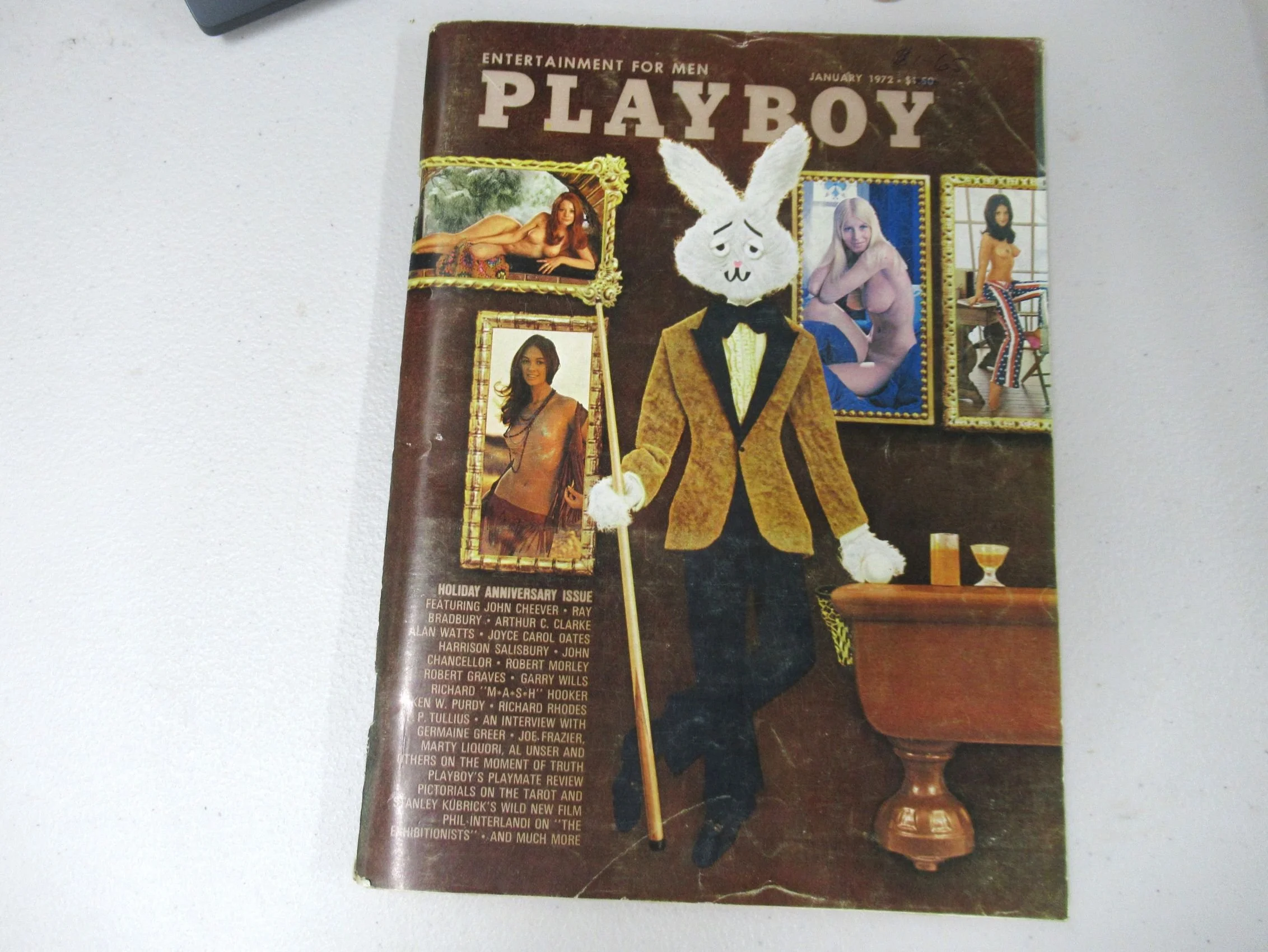 Rosies Vintage and Nik Naks Vintage Playboy Magazine January 1972 -  Marilyn Cole Centrefold