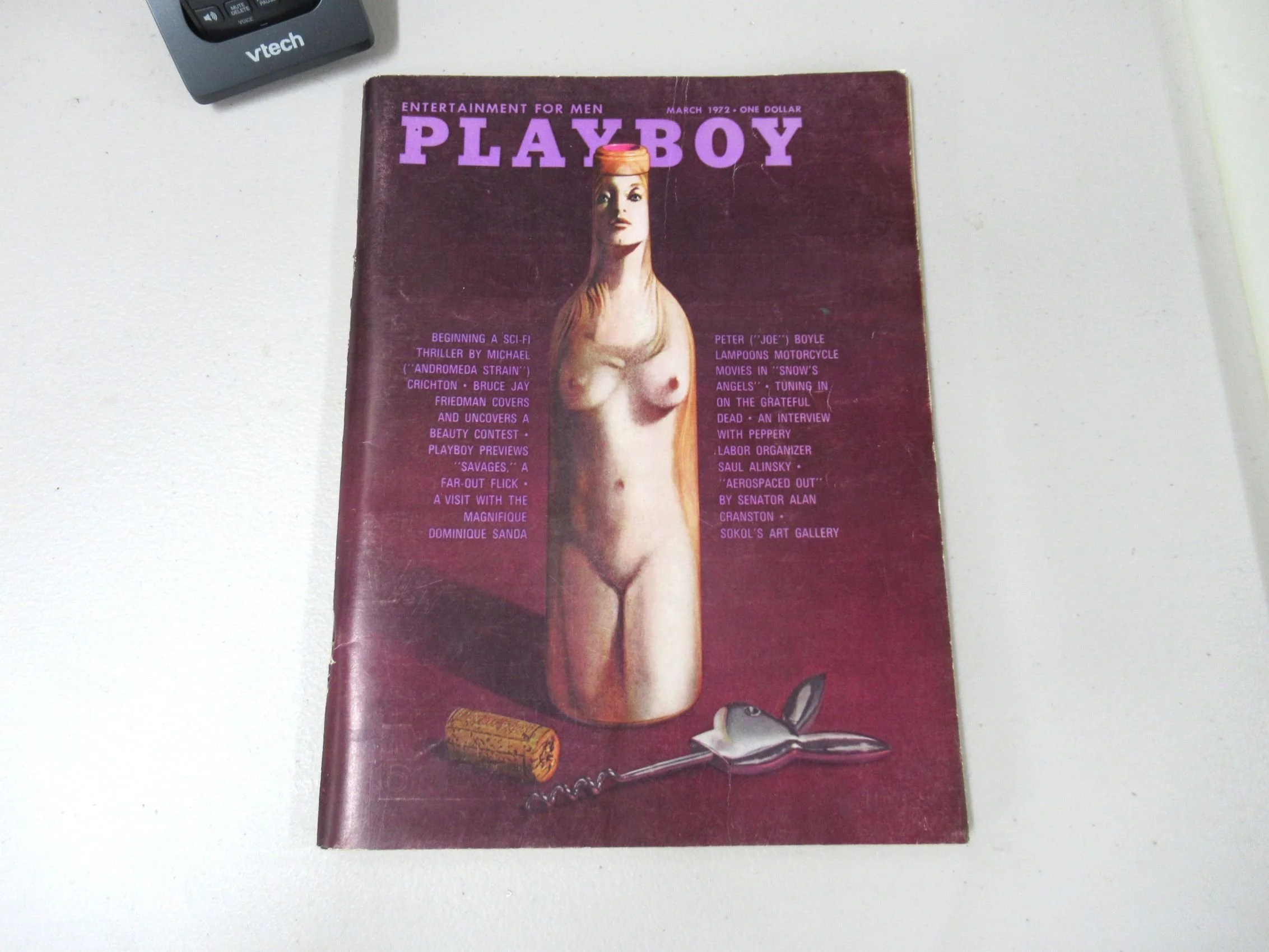 Vintage Playboy Magazine March 1972 -  Ellen Michaels Centrefold