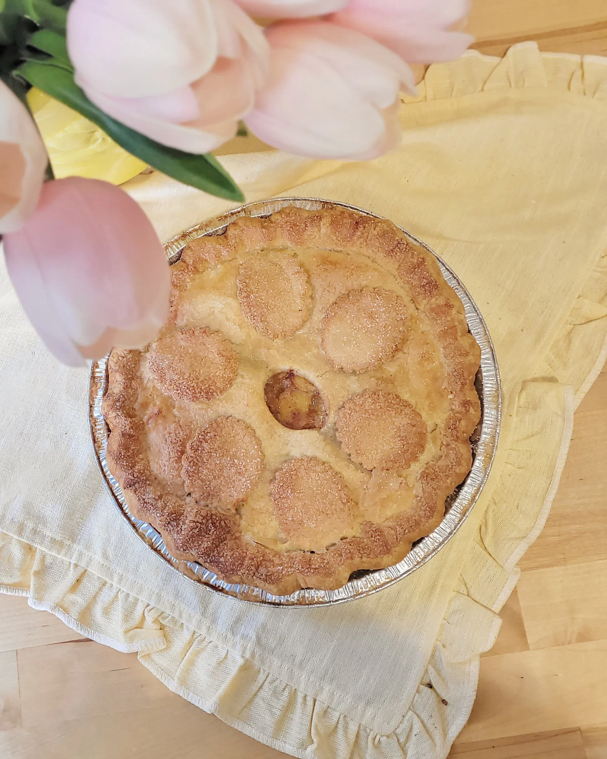 Deep Dish Peach Pie