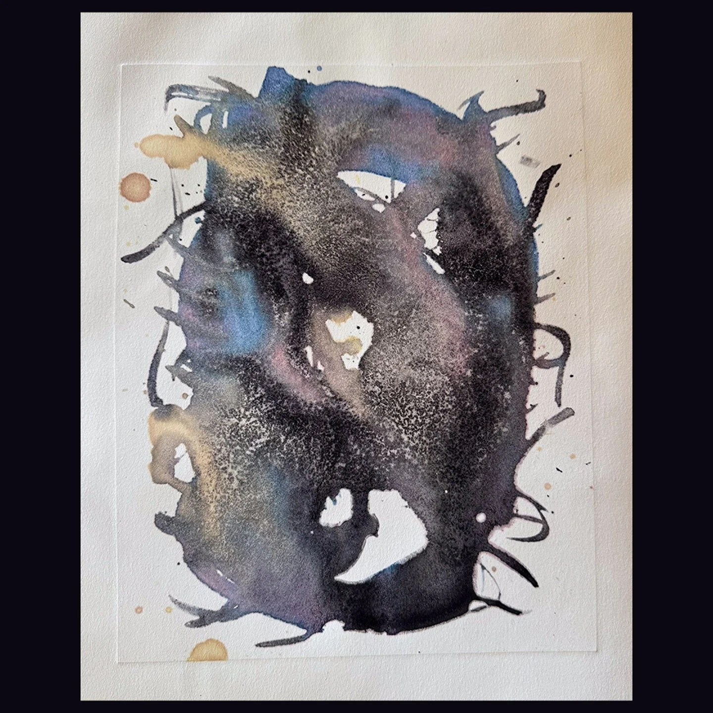 💙 &ldquo;Ego Tango&rdquo;
Monotype with handmade plant inks:
Black Knight Scabiosa
Dyer&rsquo;s Coreopsis
Iron Gall Ink
Red Beet

Thanks Laurie Hall, plant dye wizard extraordinaire @bluebirddyegardens for sharing her depth of knowledge on creating 